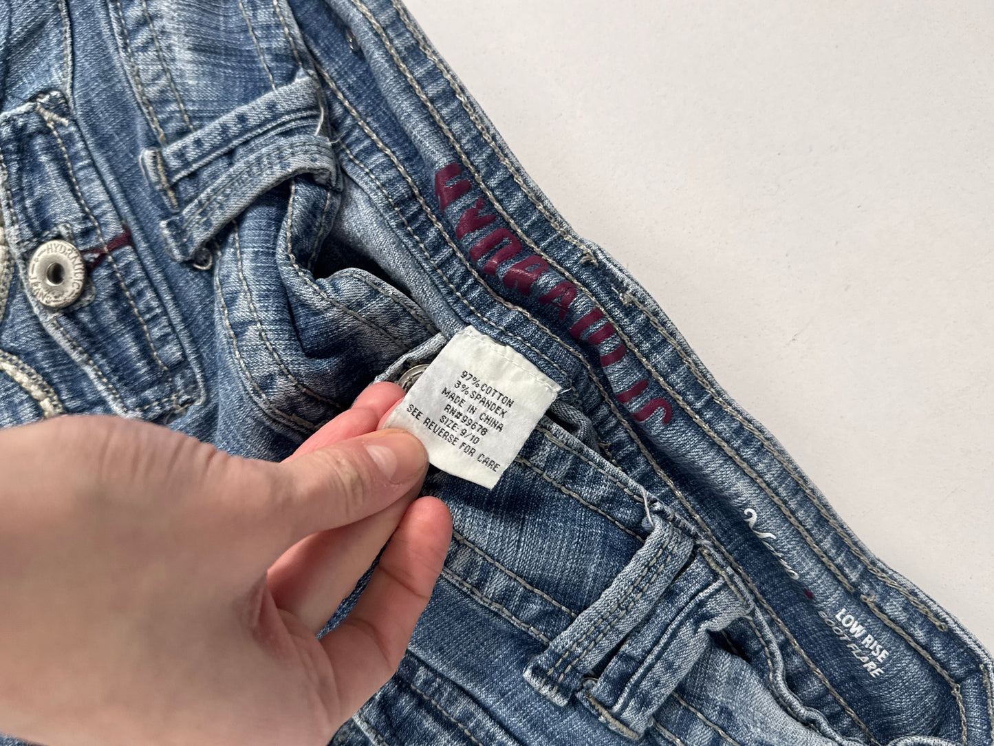 Lågmidjade jeans stl: XS