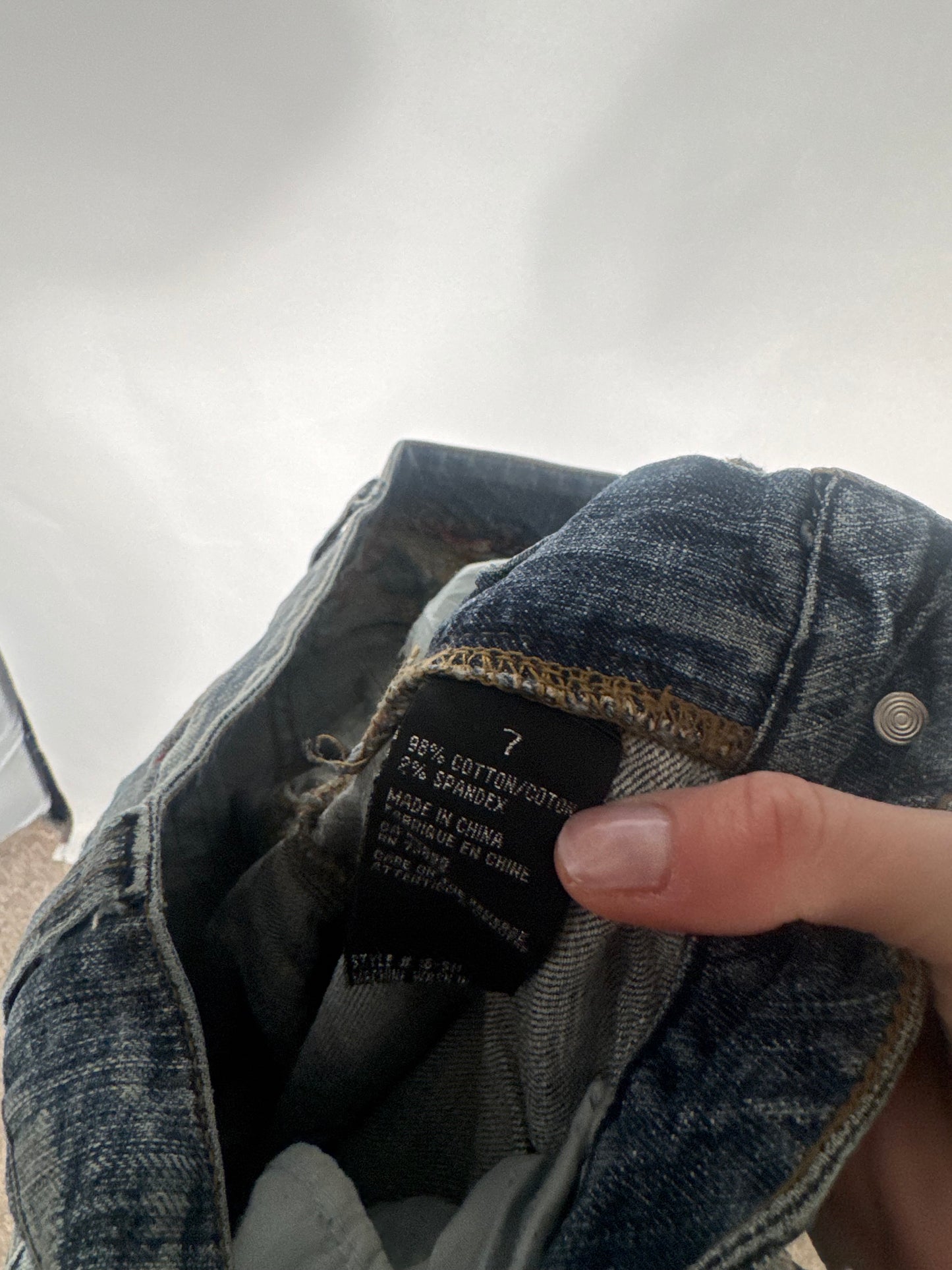Lågmidjade jeans stl: S/M