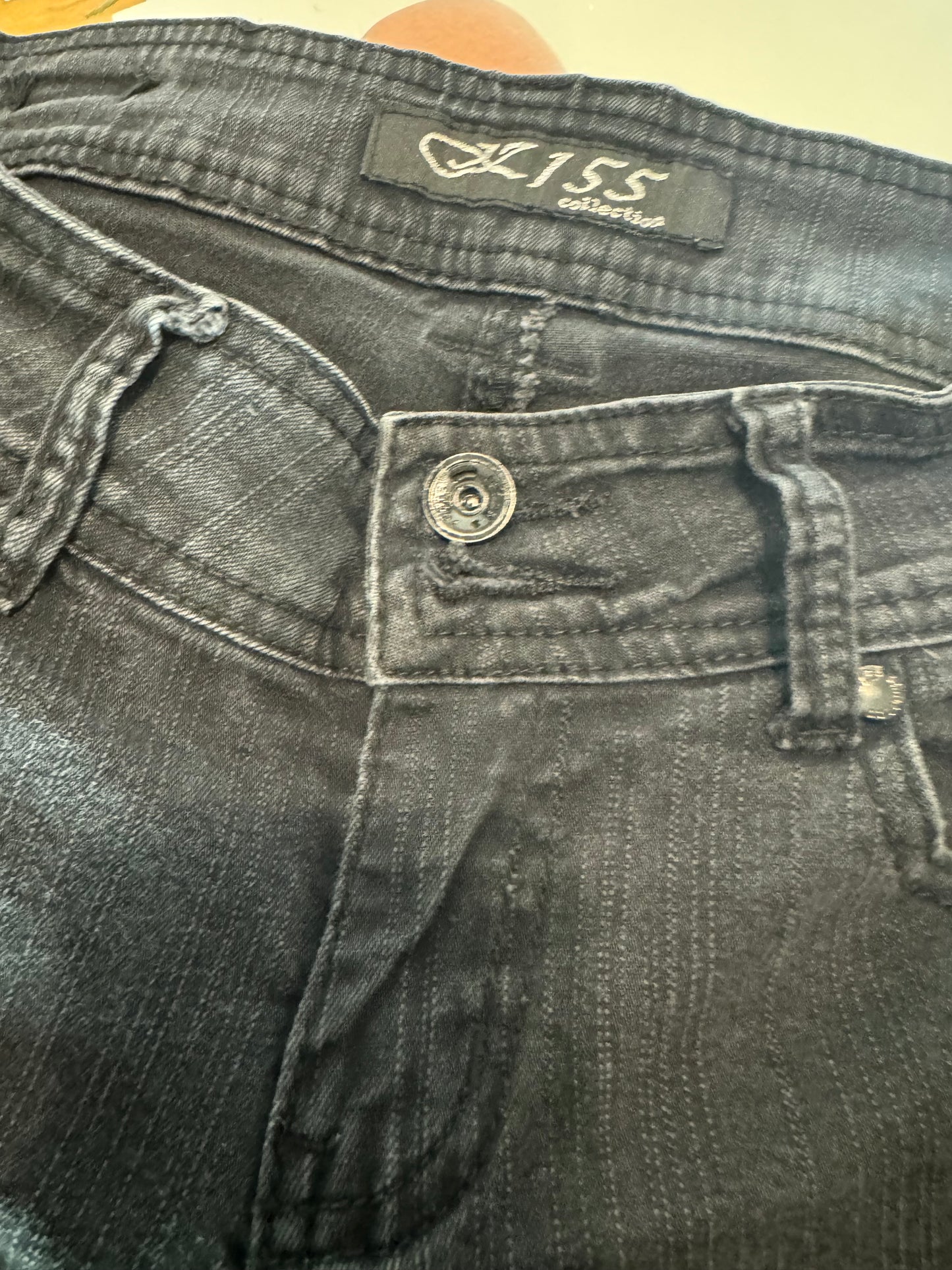 Lågmidjade jeans–stl: S