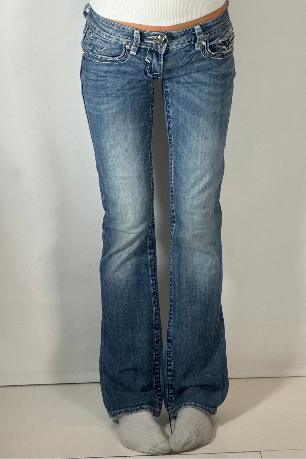 Lågmidjade jeans stl: XS