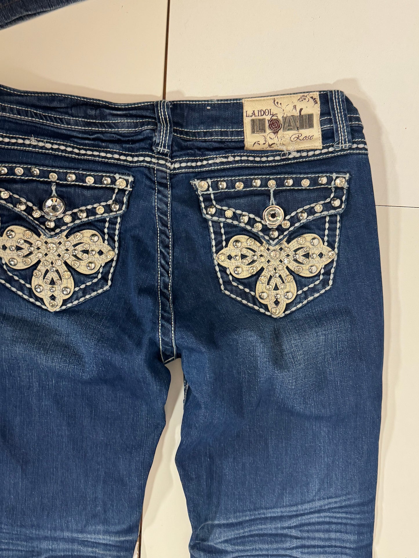 Lågmidjade jeans stl: M