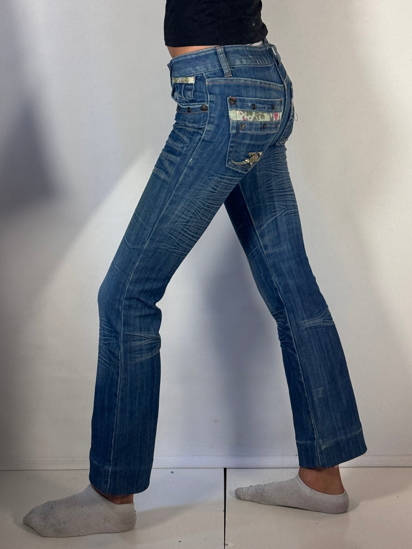 Lågmidjade jeans stl: XXS