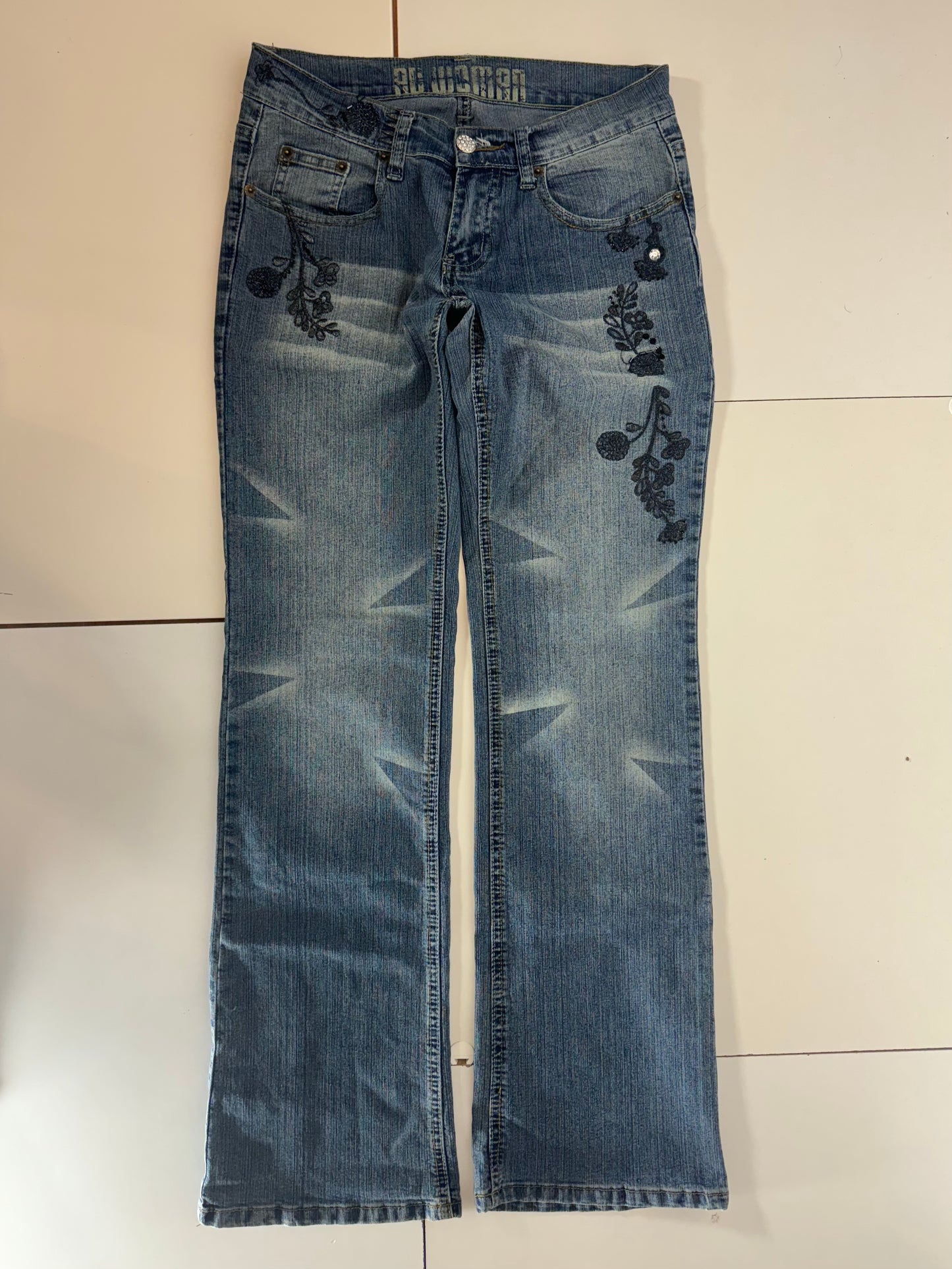 Lågmidjade jeans stl: S