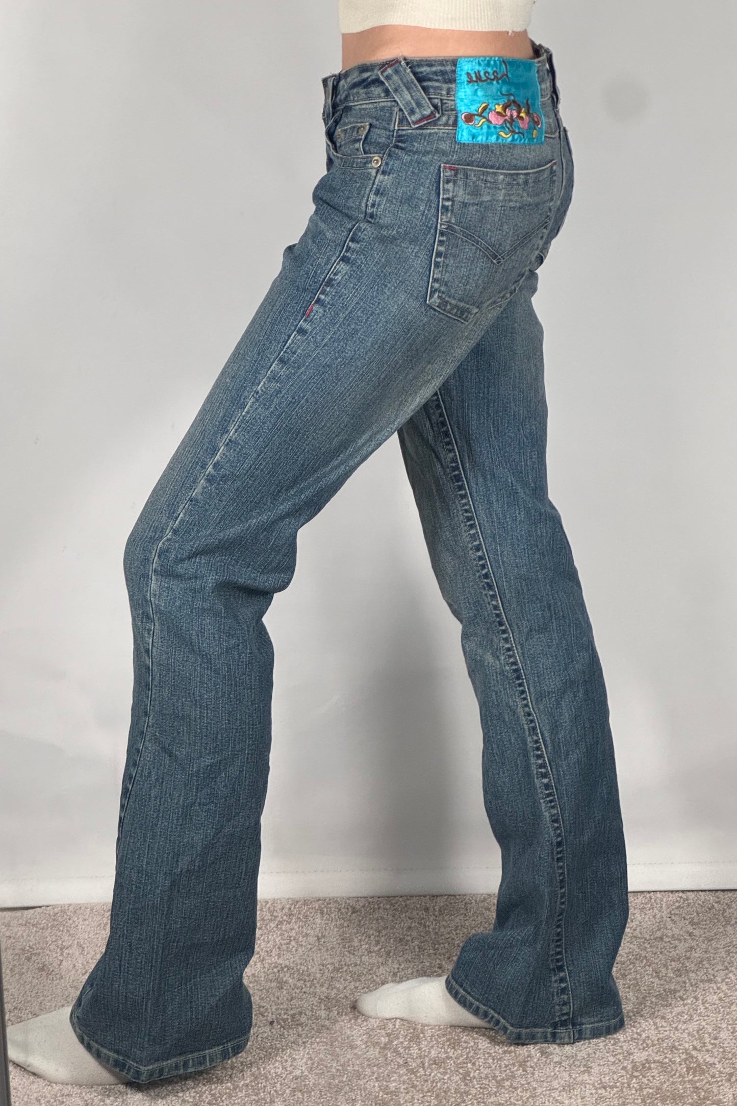 Lågmidjade jeans stl: XS
