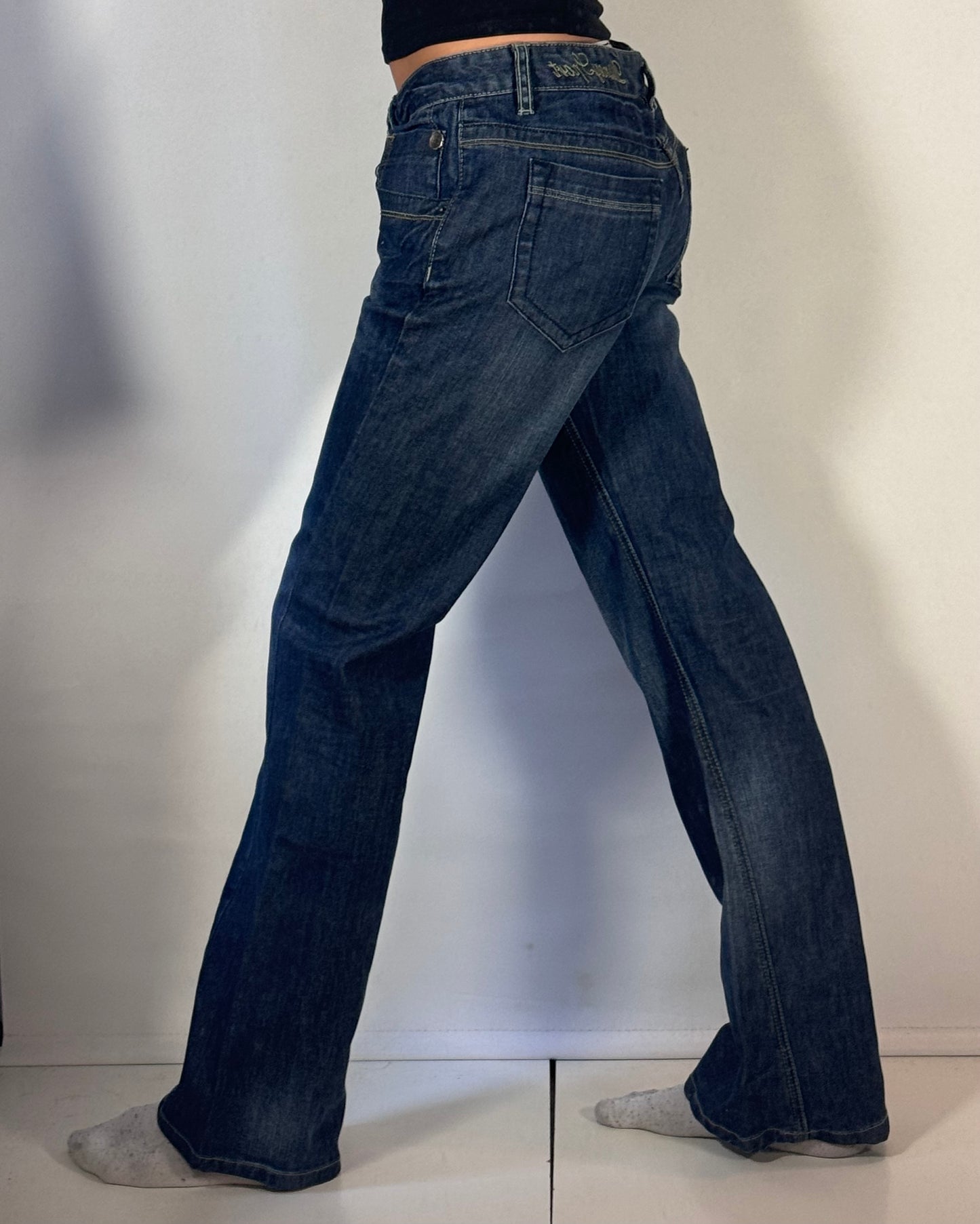 Lågmidjade jeans stl: S