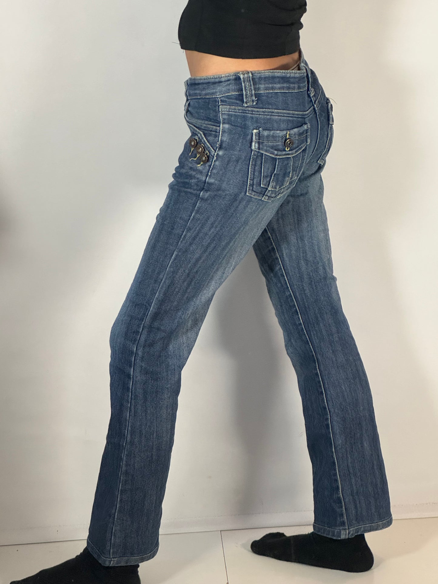 Lågmidjade jeans stl: S