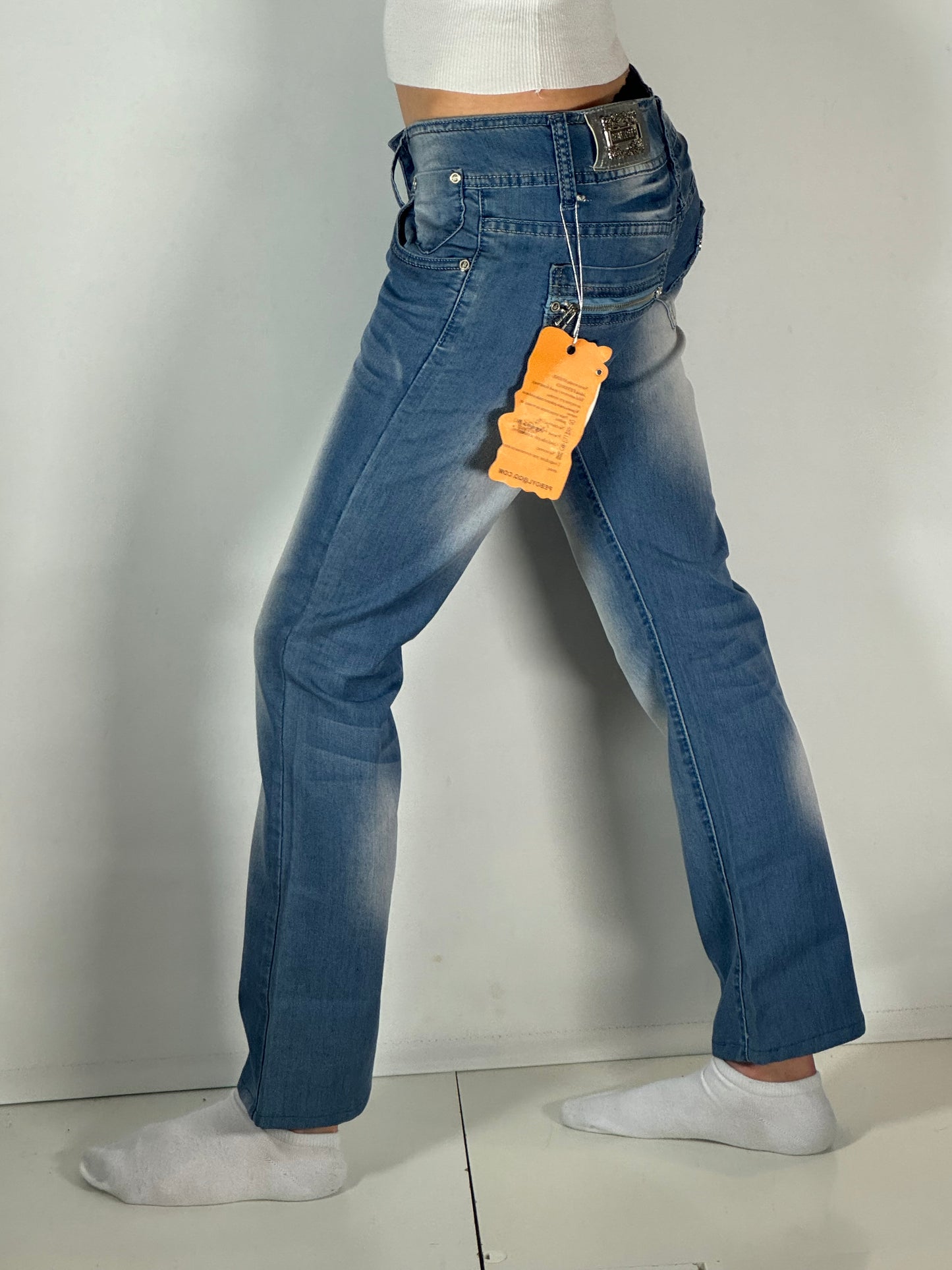 Lågmidjade jeans stl: S