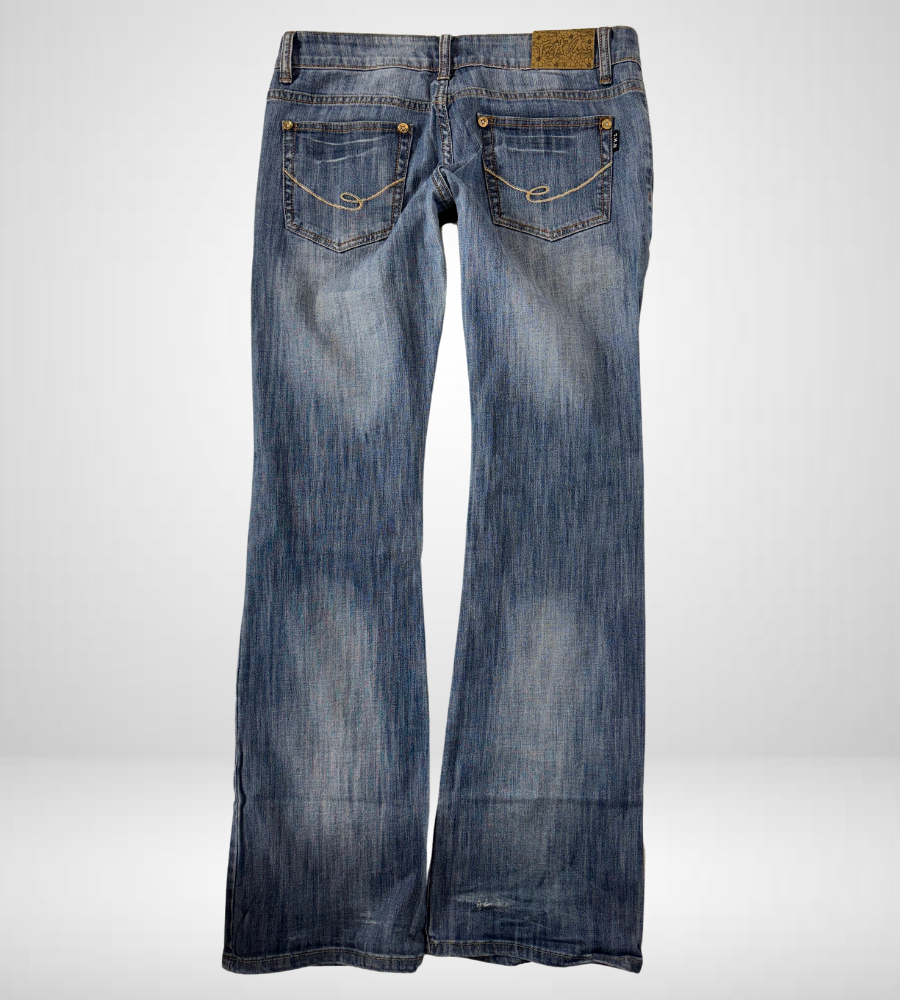 Lågmidjade jeans–stl: M