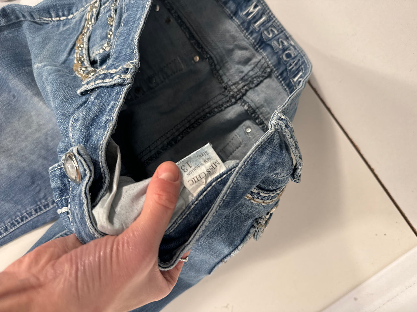 Lågmidjade jeans stl: M