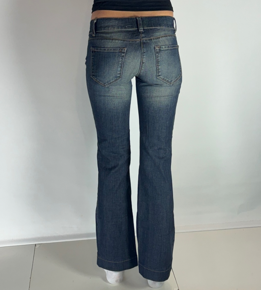 Lågmidjade jeans–stl: XS
