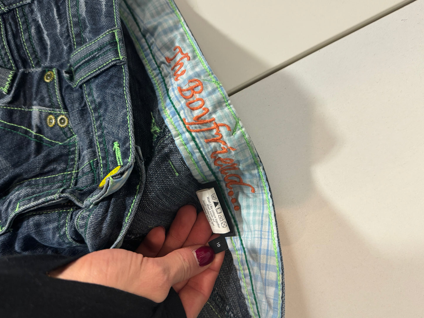 Lågmidjade jeans stl: S/M