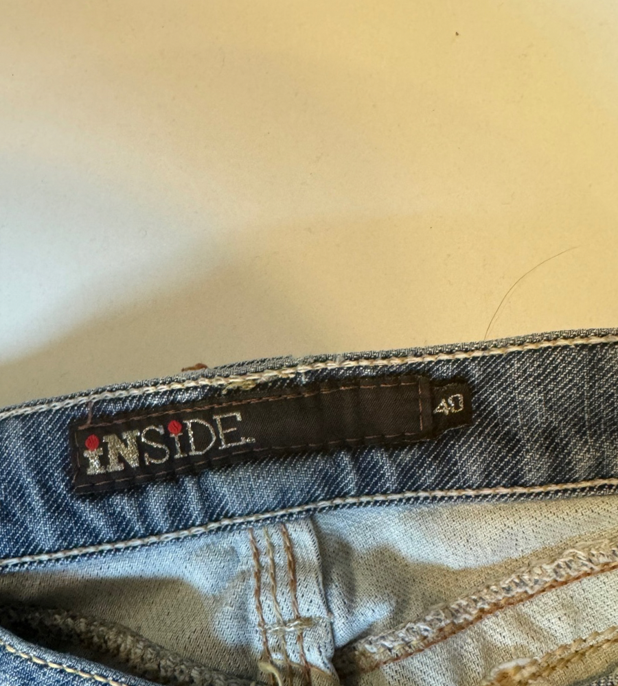 Lågmidjade jeans–stl: M
