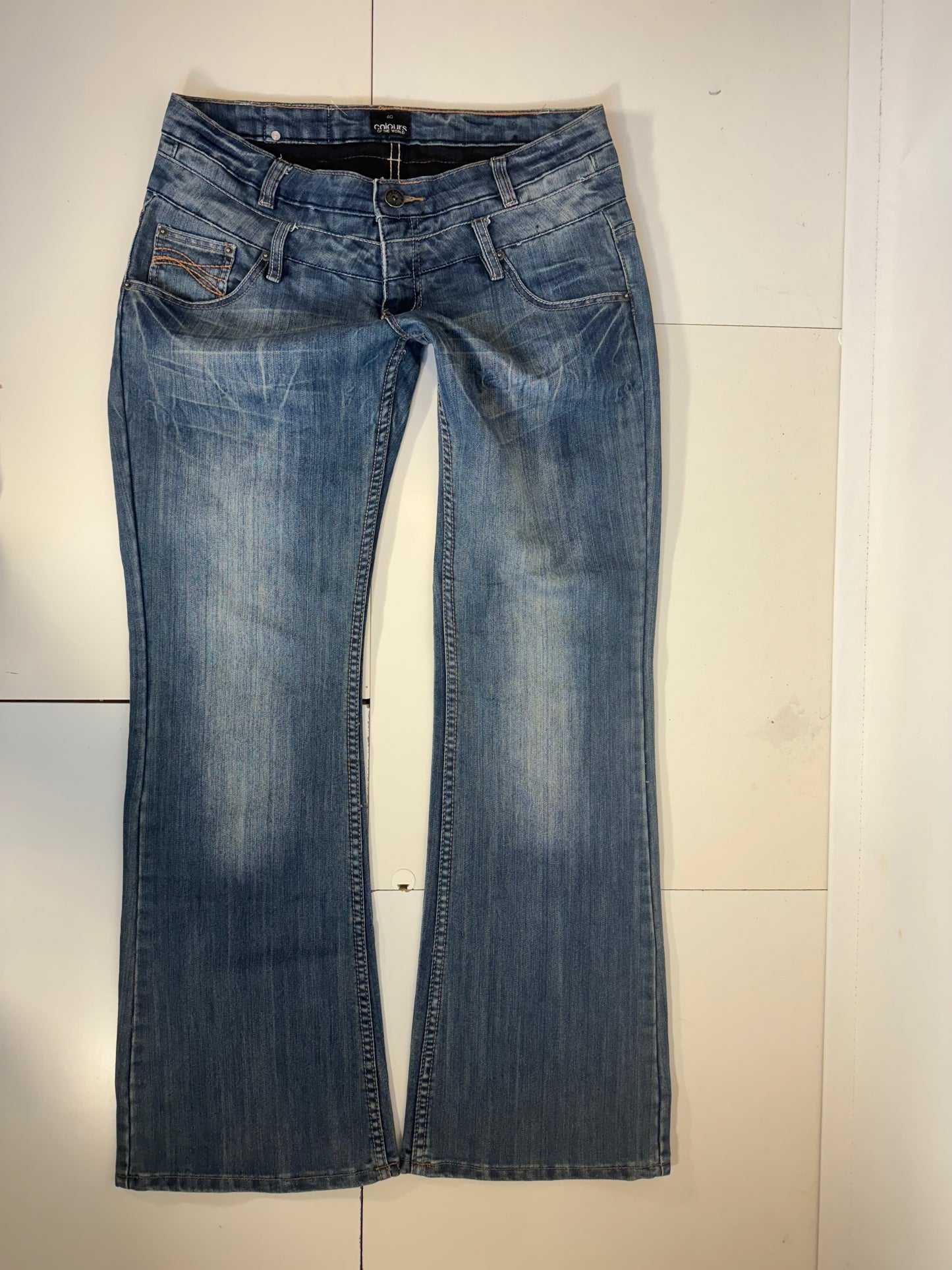 Lågmidjade jeans stl: M