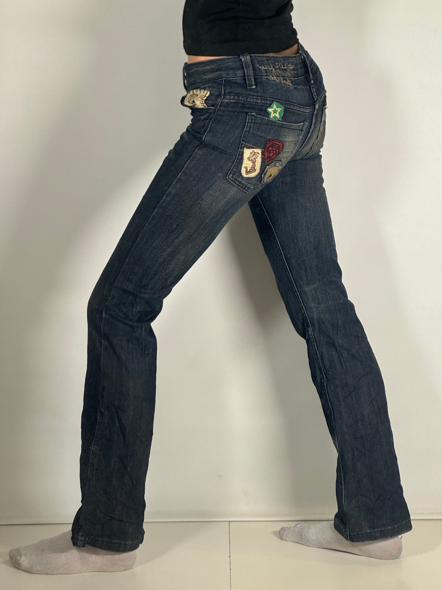 Lågmidjade jeans stl: XXS