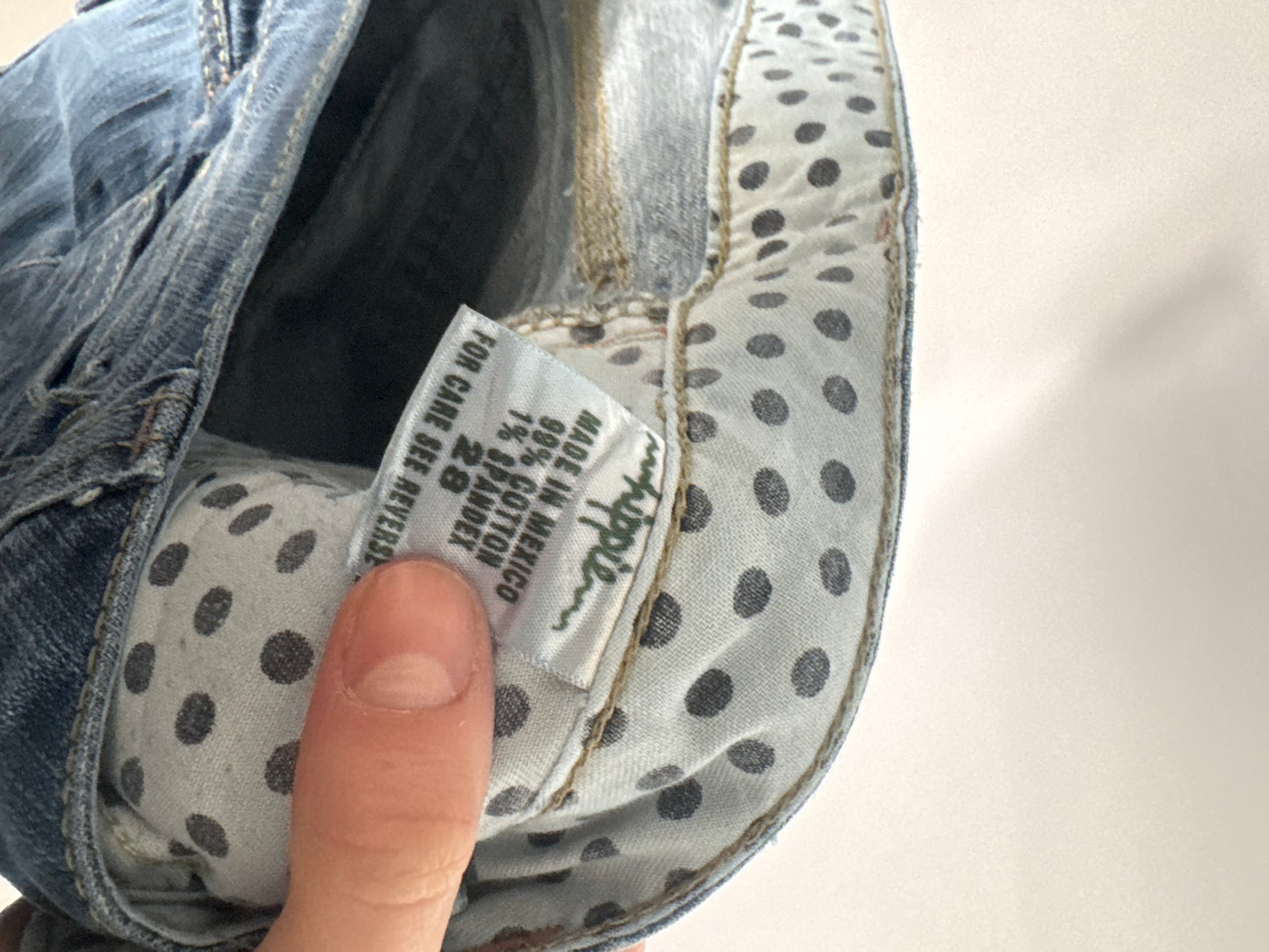 Lågmidjade jeans stl: S