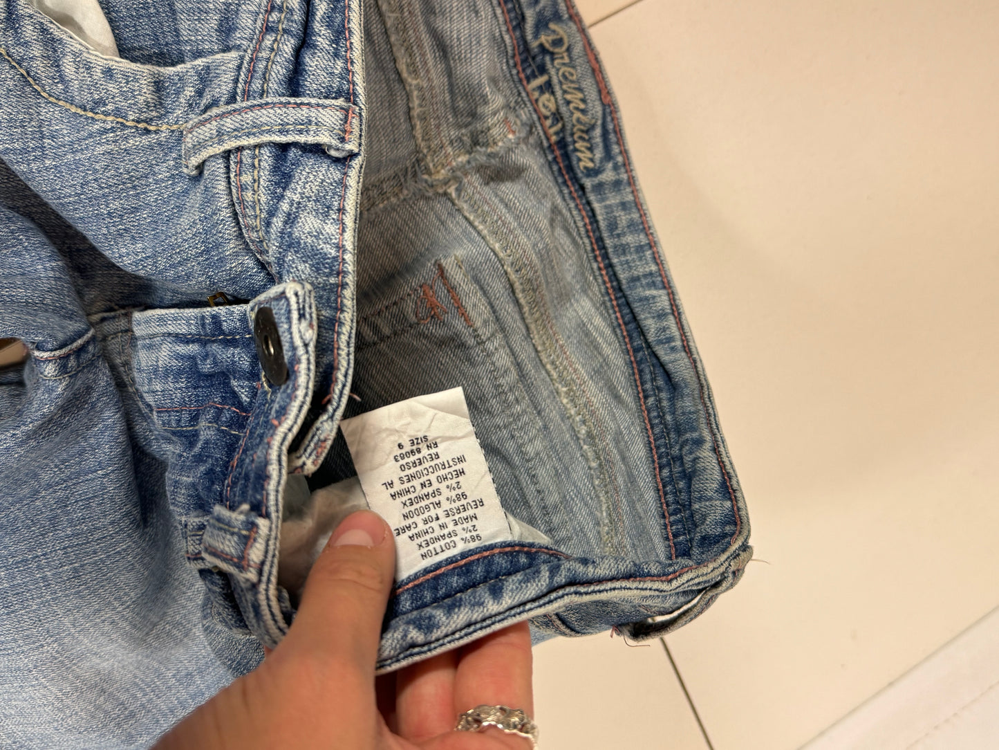 Lågmidjade jeans stl: S