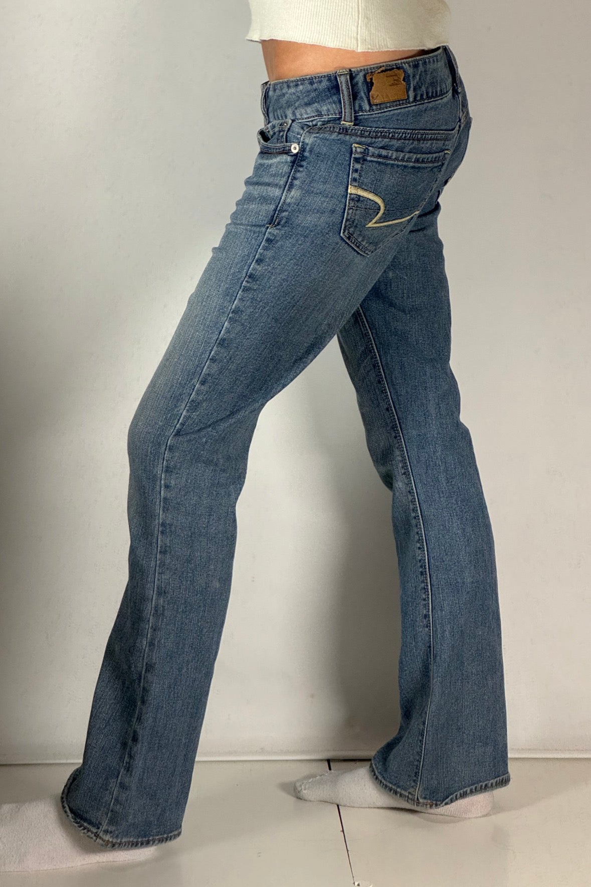 Lågmidjade jeans stl: S