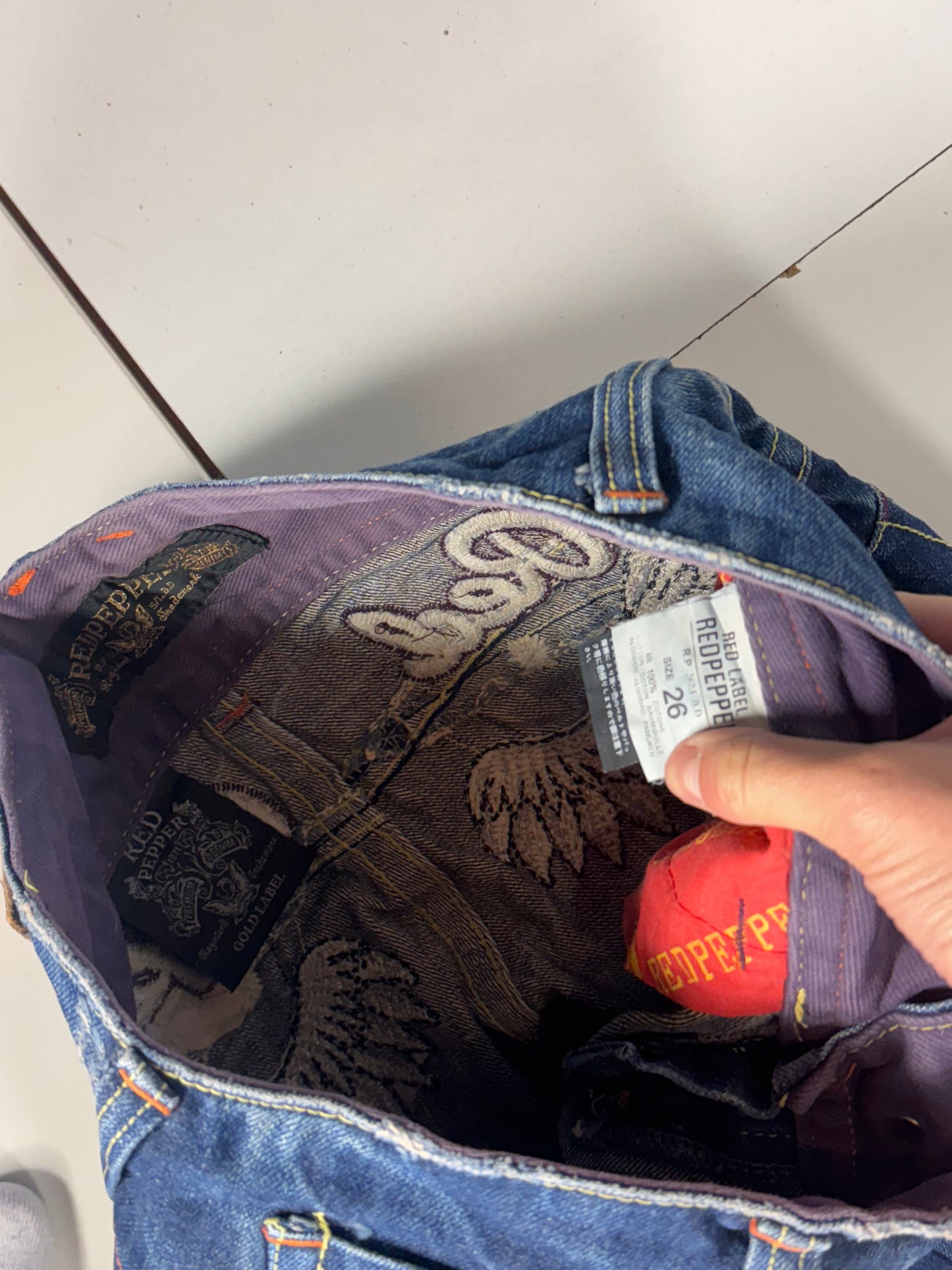 Lågmidjade jeans stl: XS