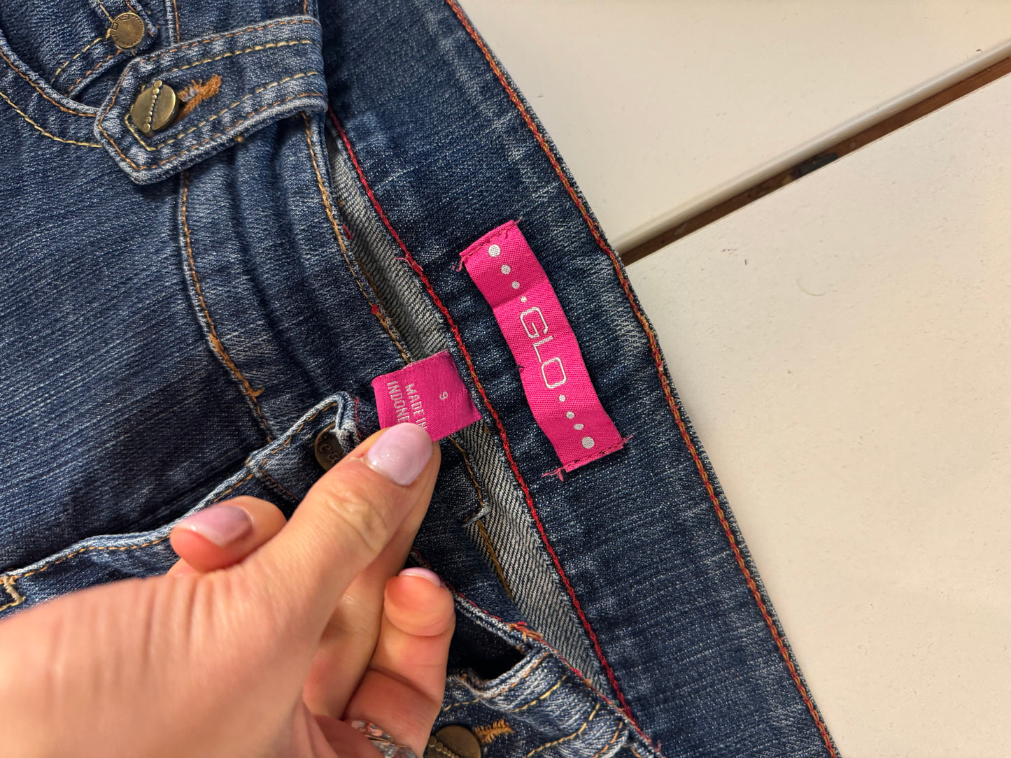 Lågmidjade jeans stl: M