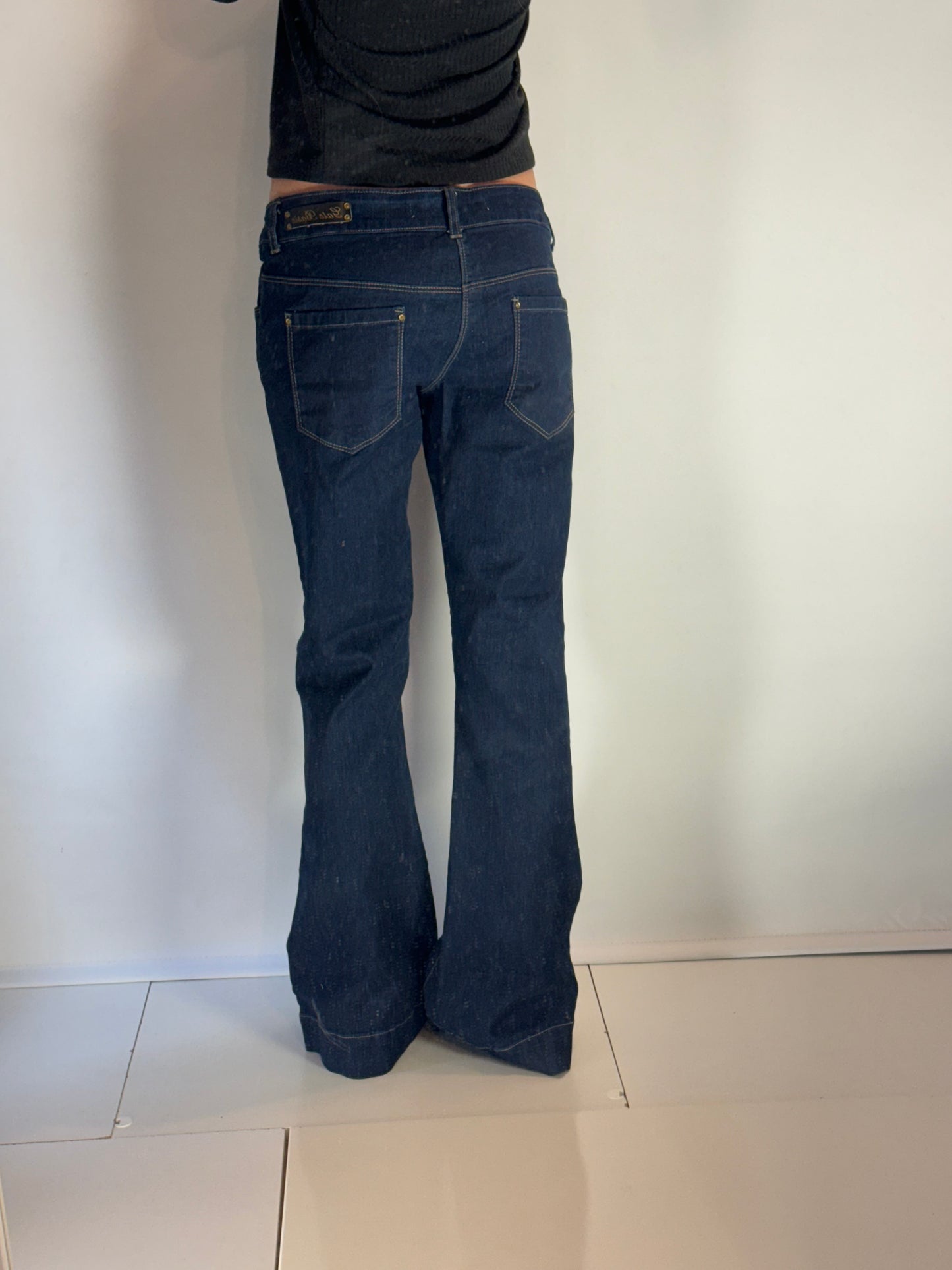 Lågmidjade jeans–stl: M