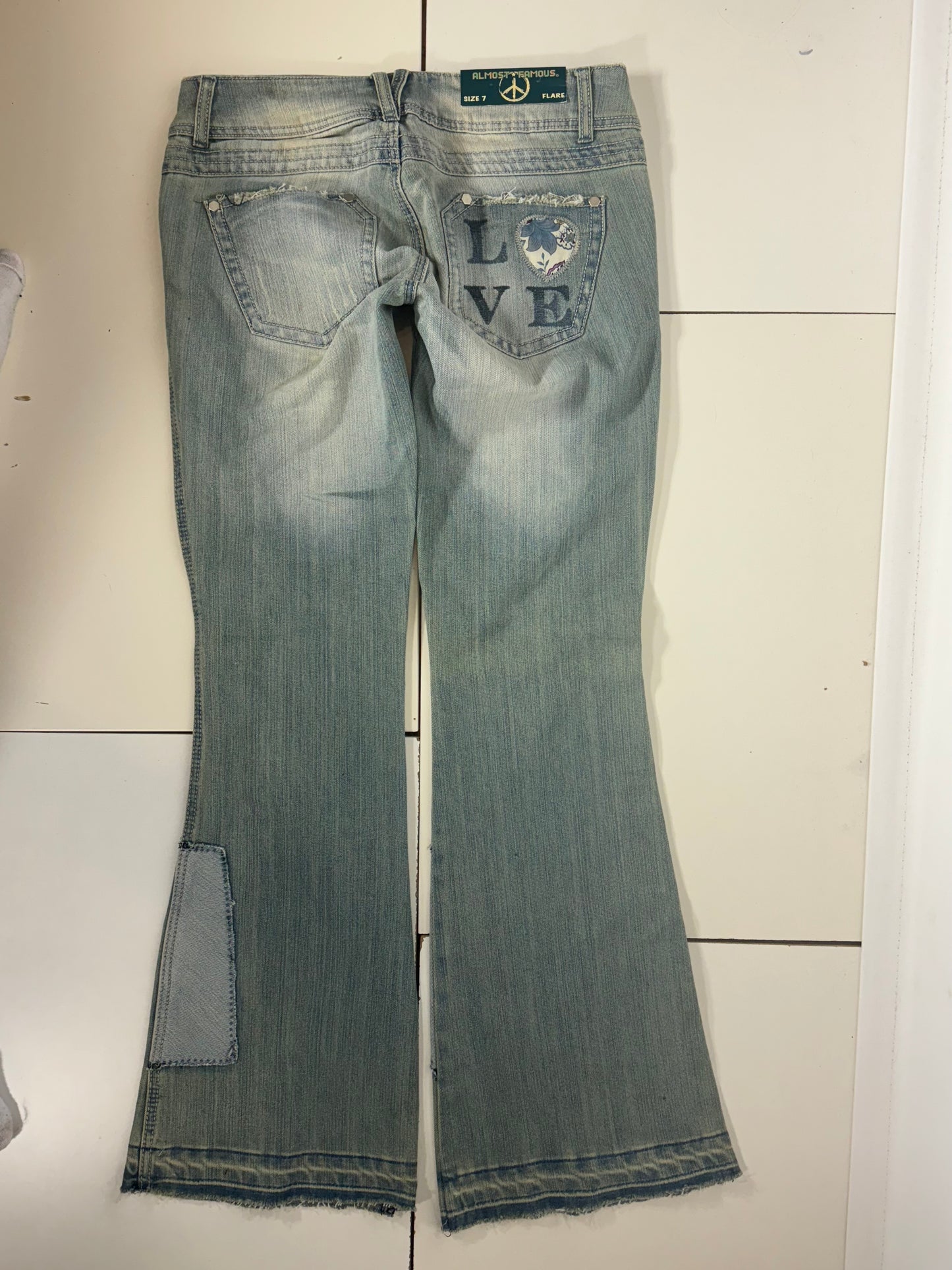 Lågmidjade jeans stl: S/M