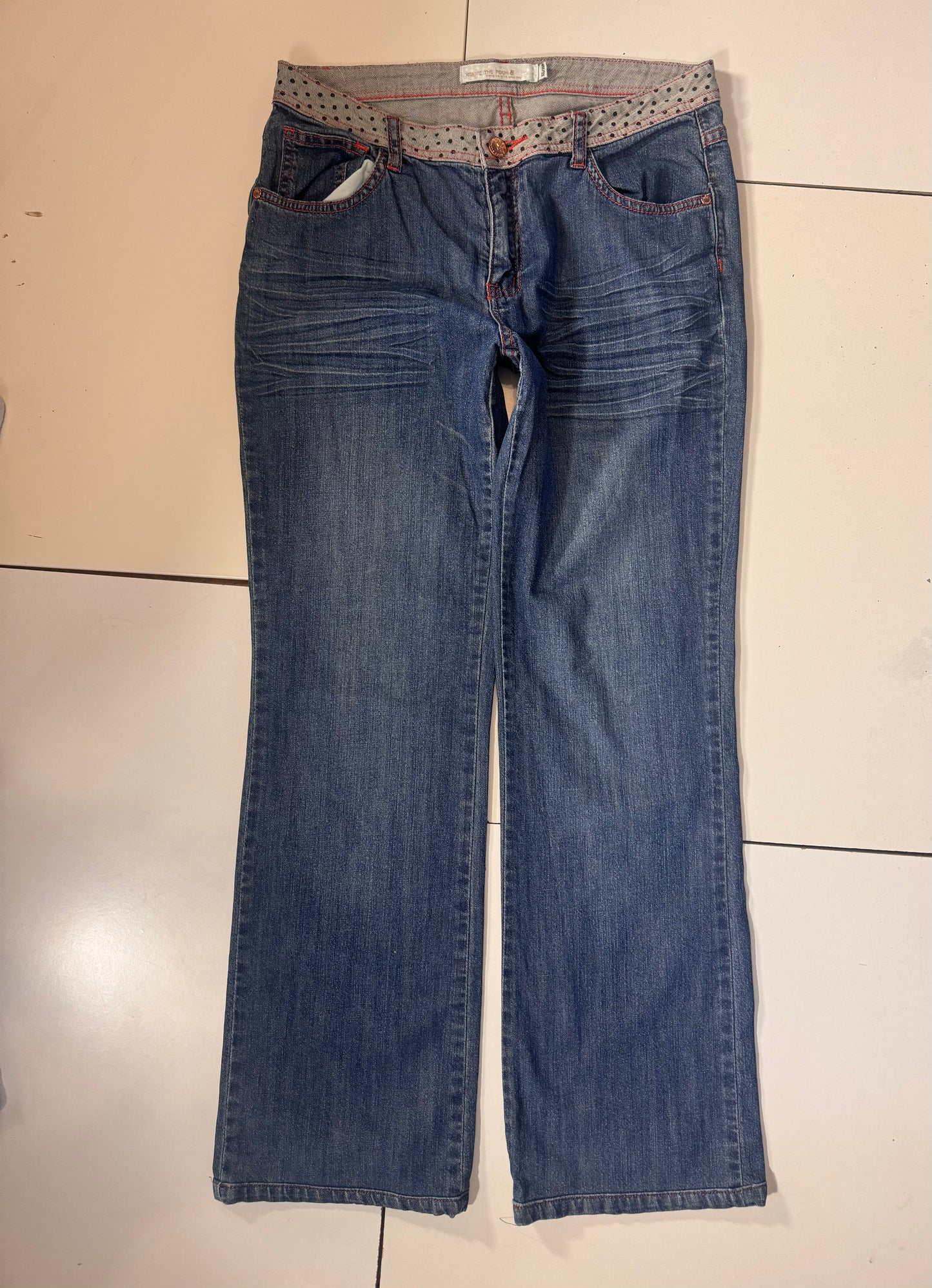 Lågmidjade jeans stl: S