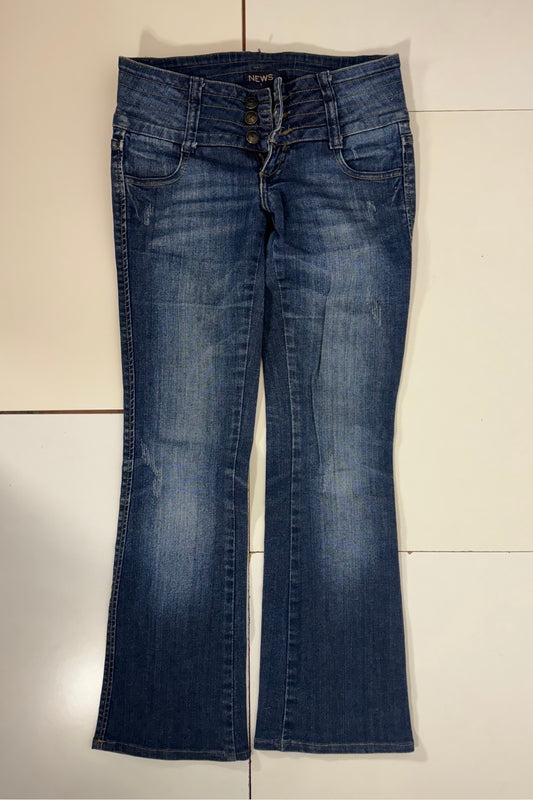 Lågmidjade jeans stl: XXS