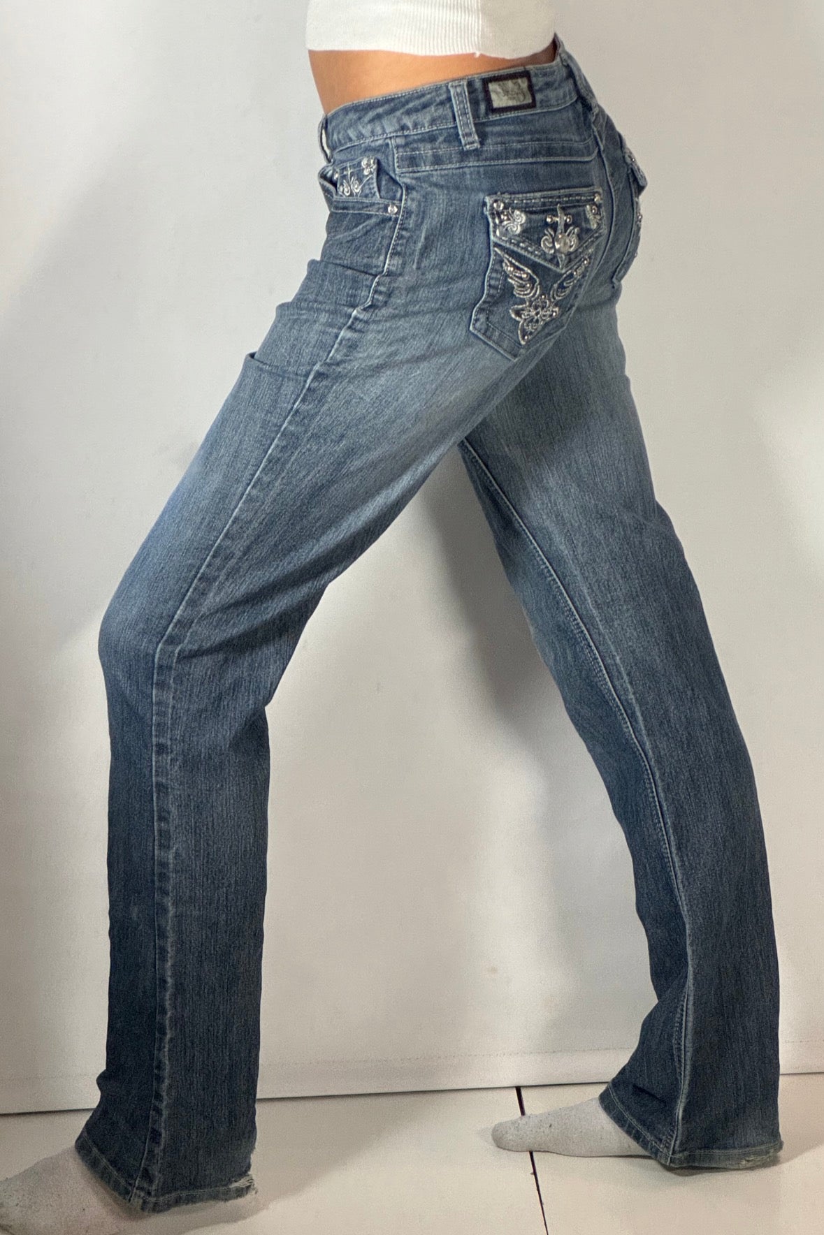 Lågmidjade jeans stl: XS/S