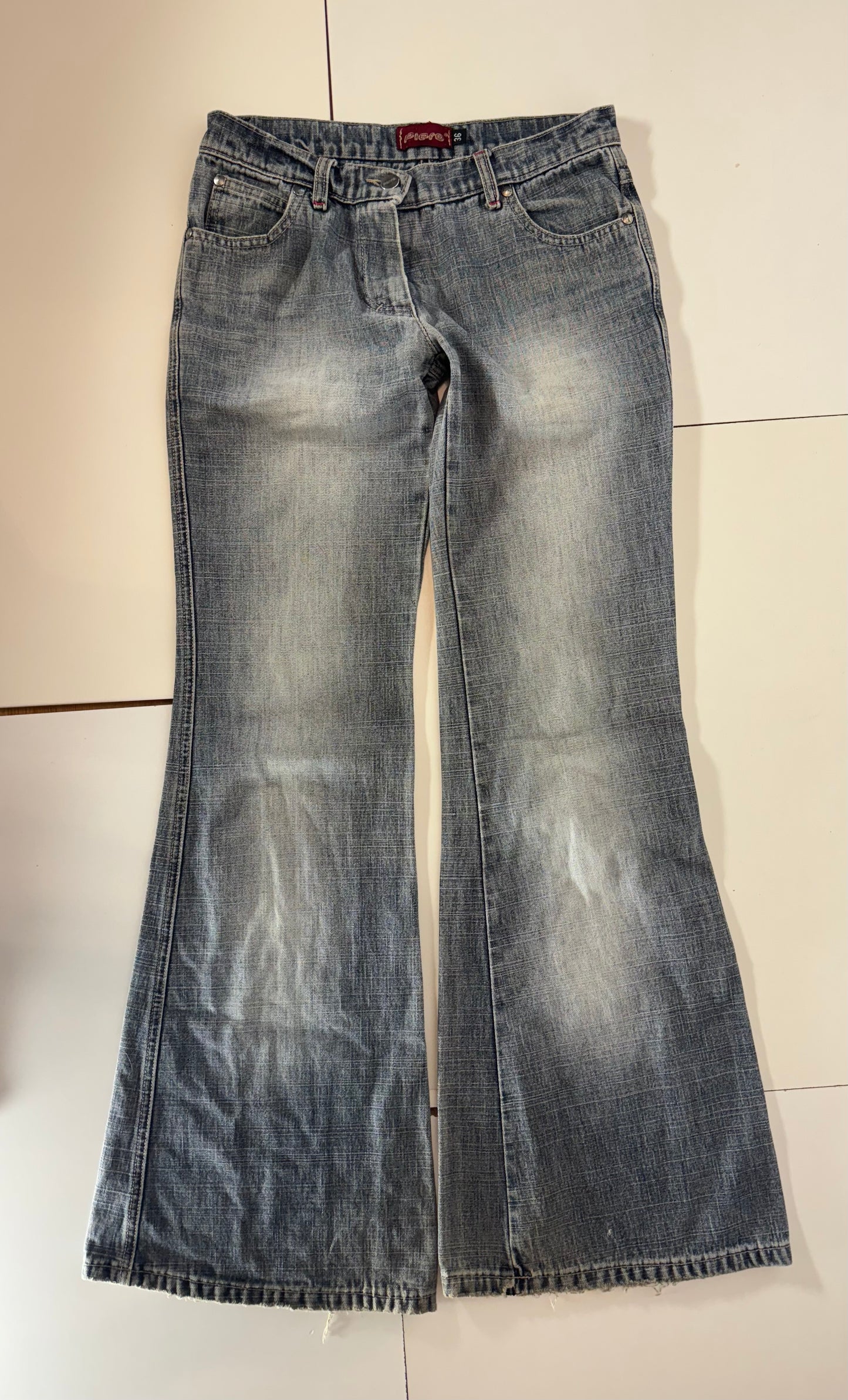 Lågmidjade jeans–stl: XS