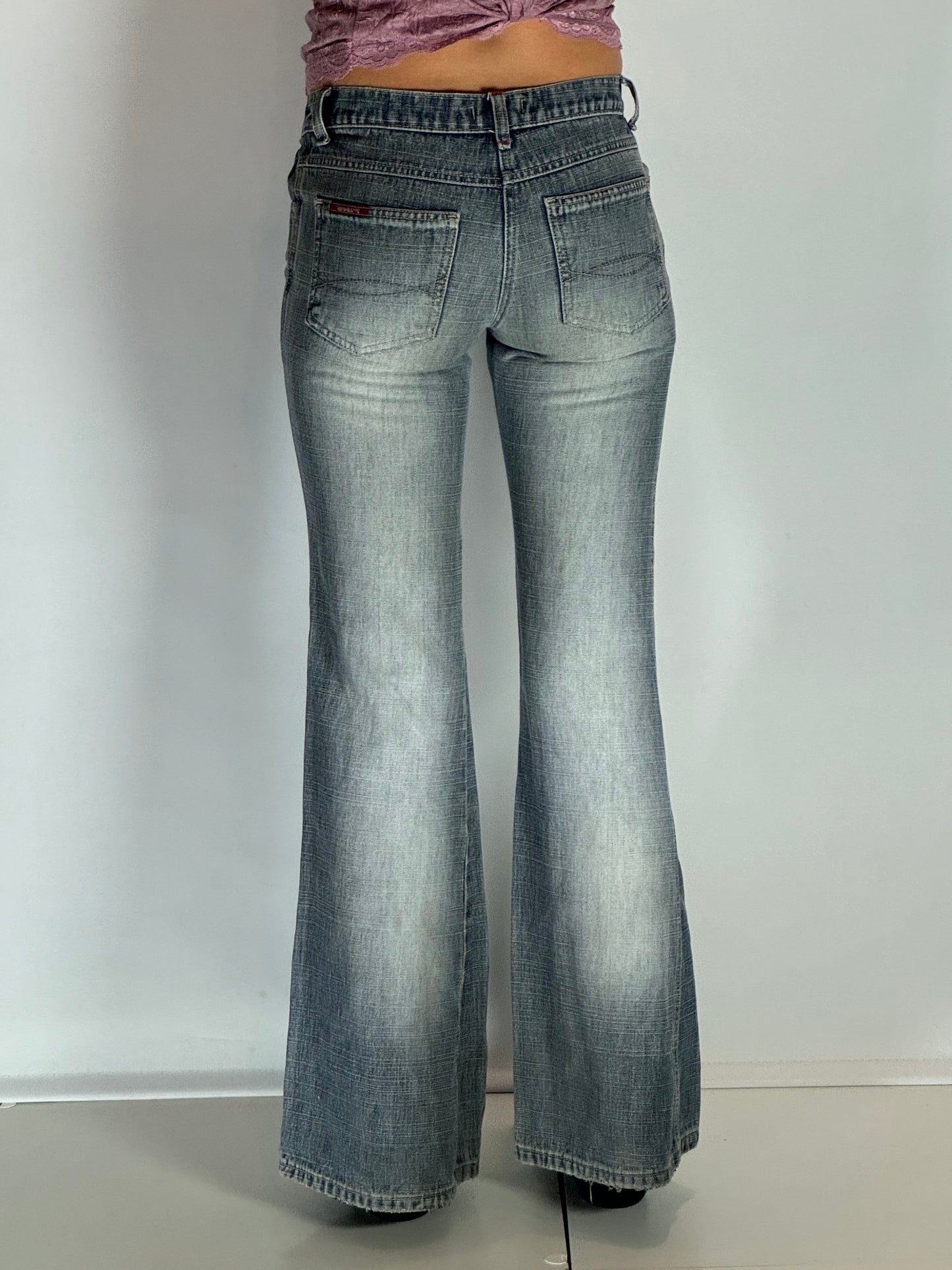 Lågmidjade jeans–stl: XS
