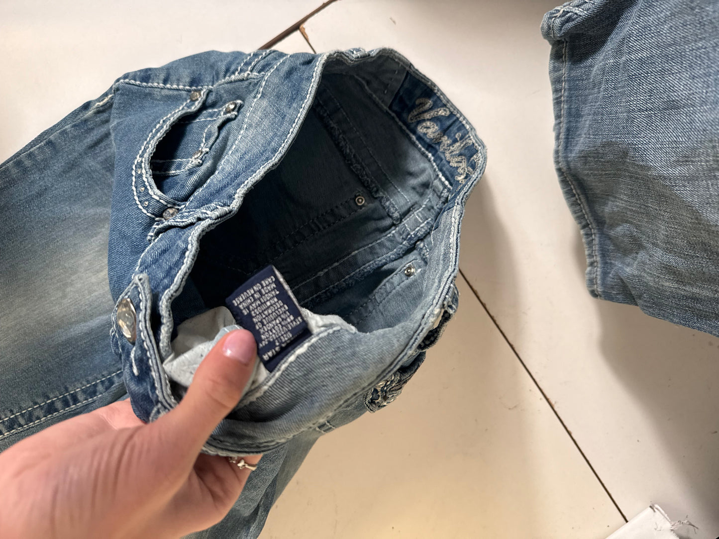 Lavtaljede jeans str: XS