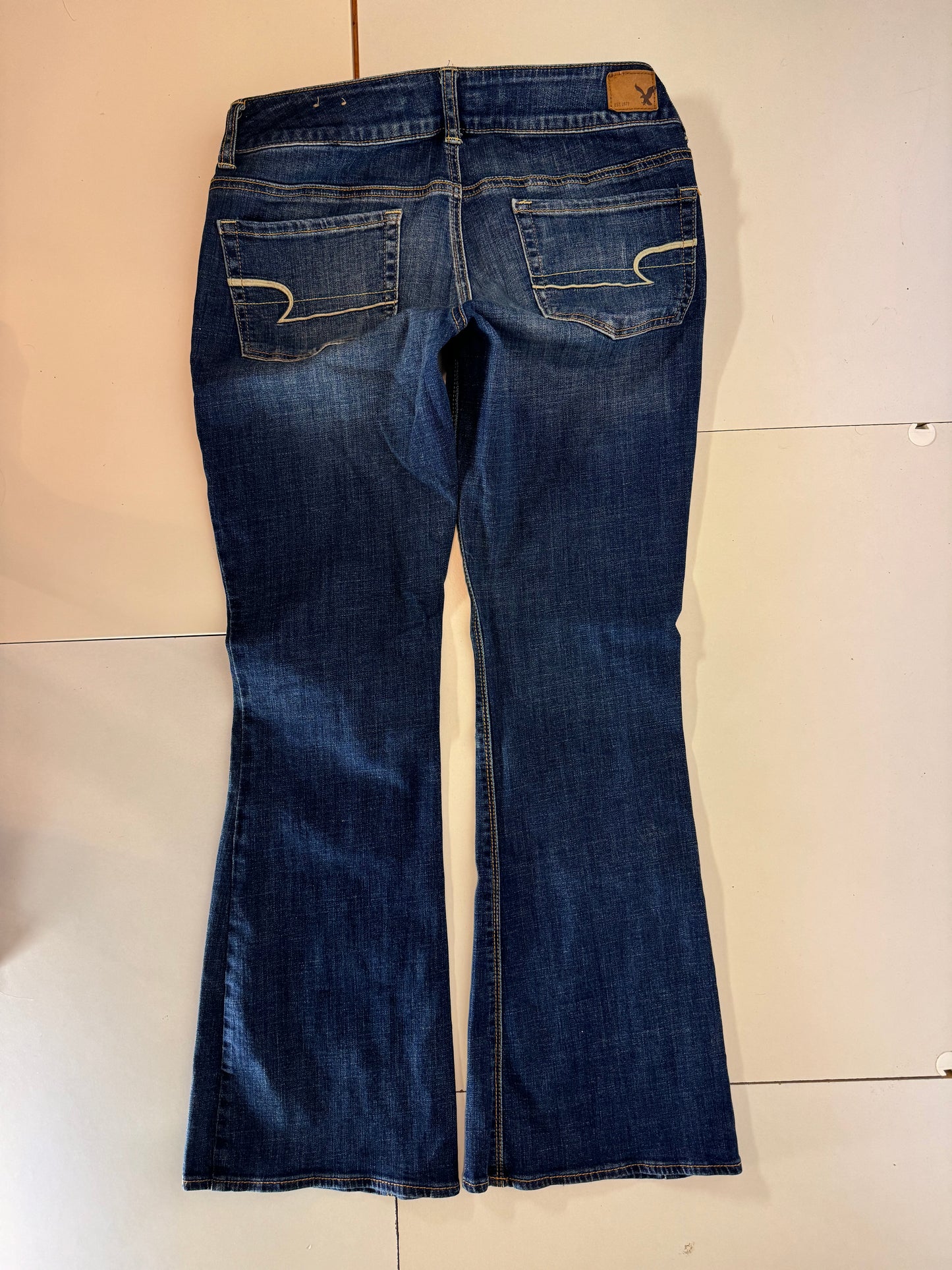 Lågmidjade jeans–stl: S/M