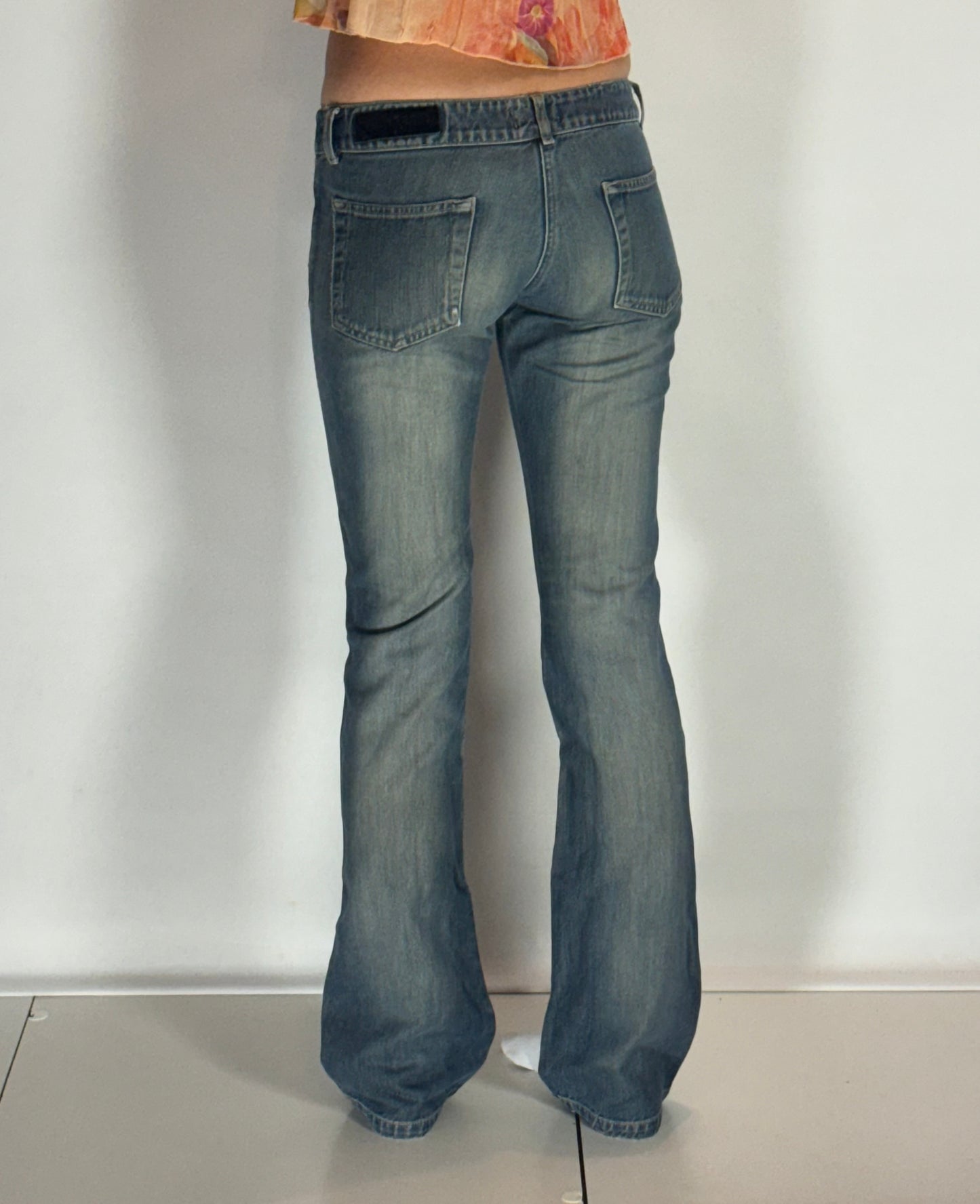 Lågmidjade jeans–stl: XS