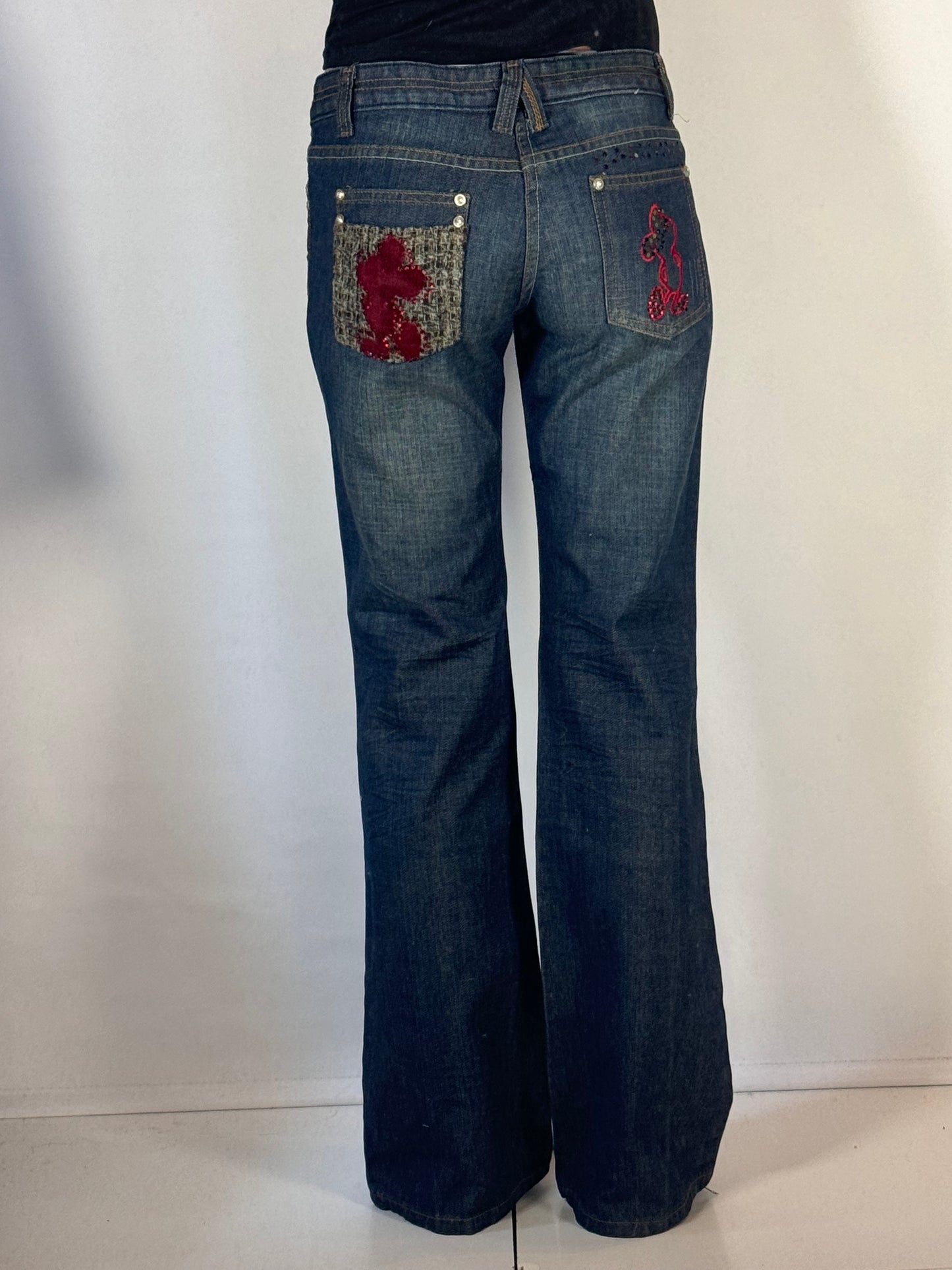 Lågmidjade jeans stl: S