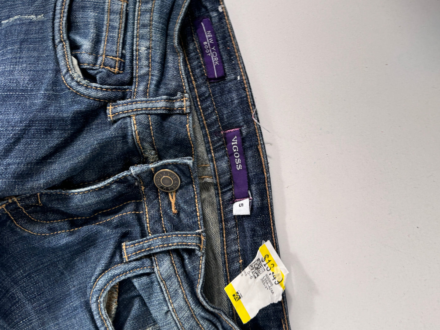 Lavlivede jeans str: XS