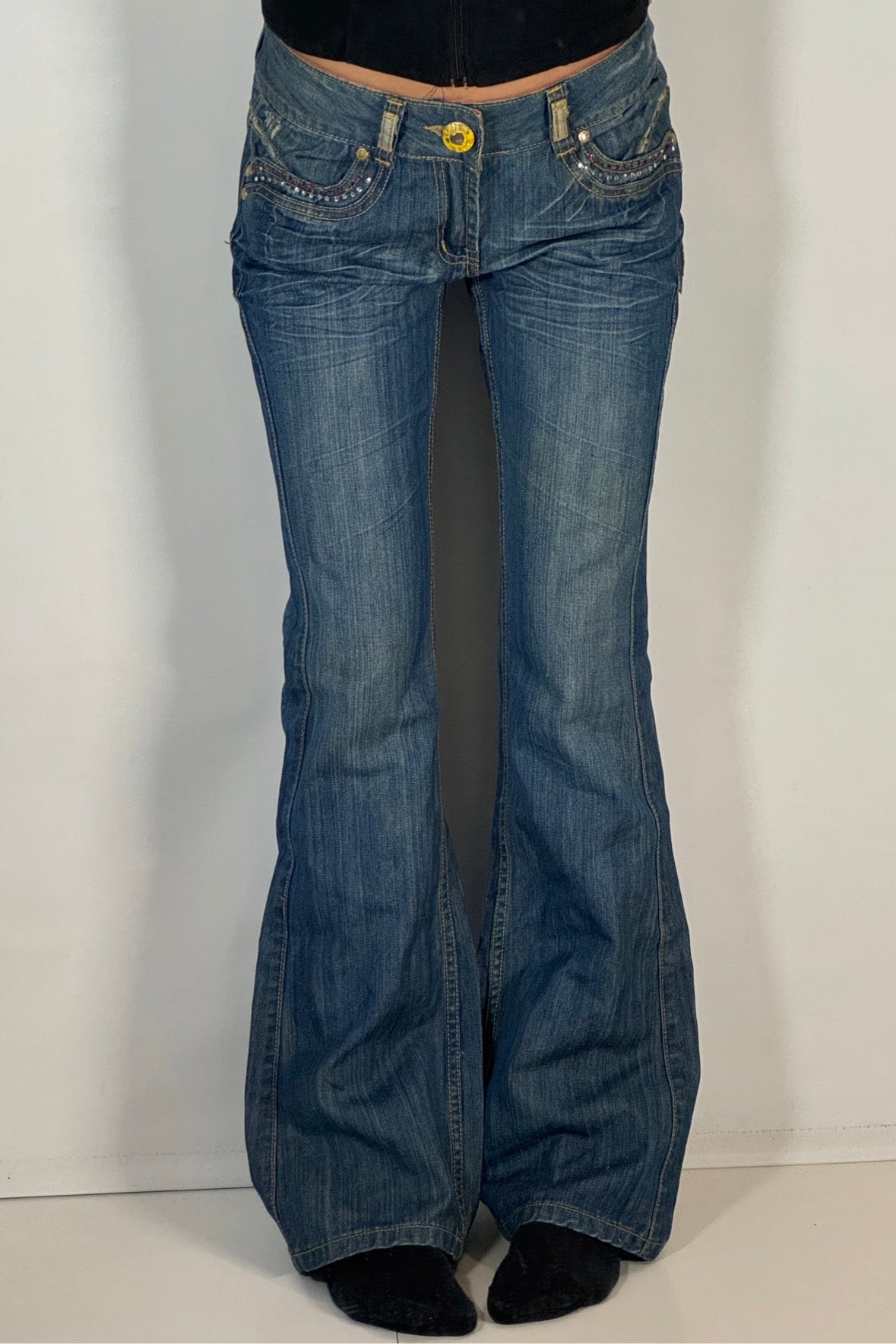 Lågmidjade jeans stl: S