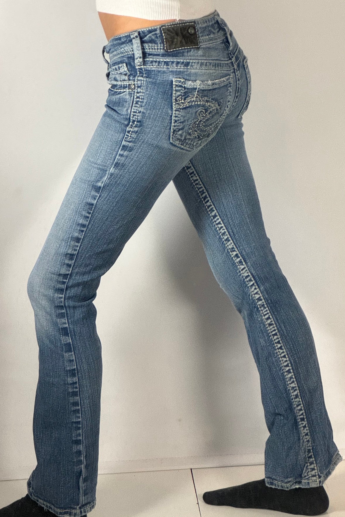 Lågmidjade jeans stl: XS