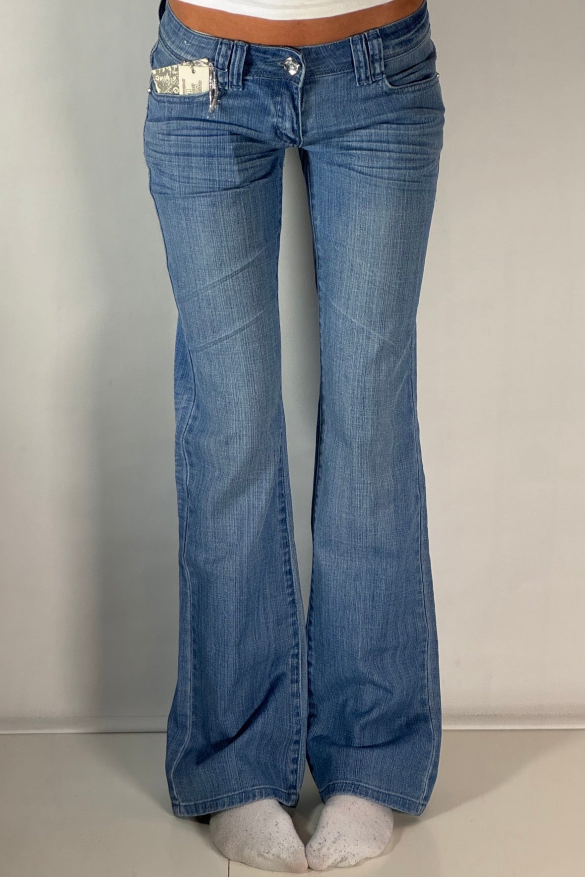 Lågmidjade jeans stl: XS