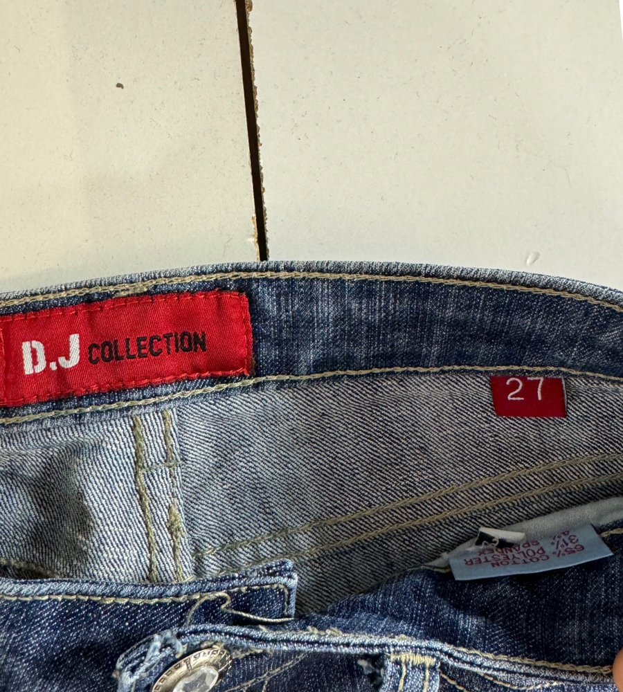 Lågmidjade jeans–stl: XS
