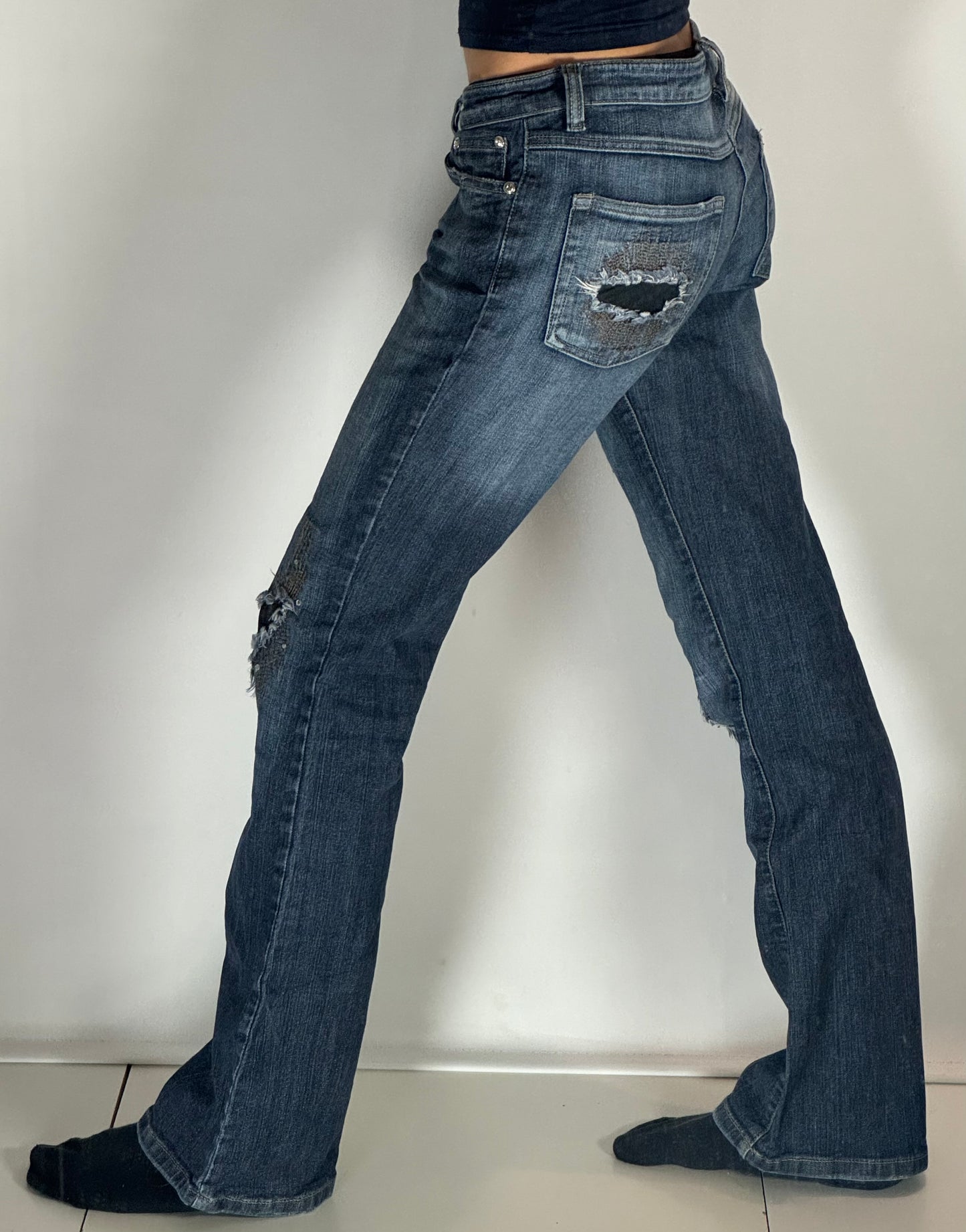 Lågmidjade jeans stl: S