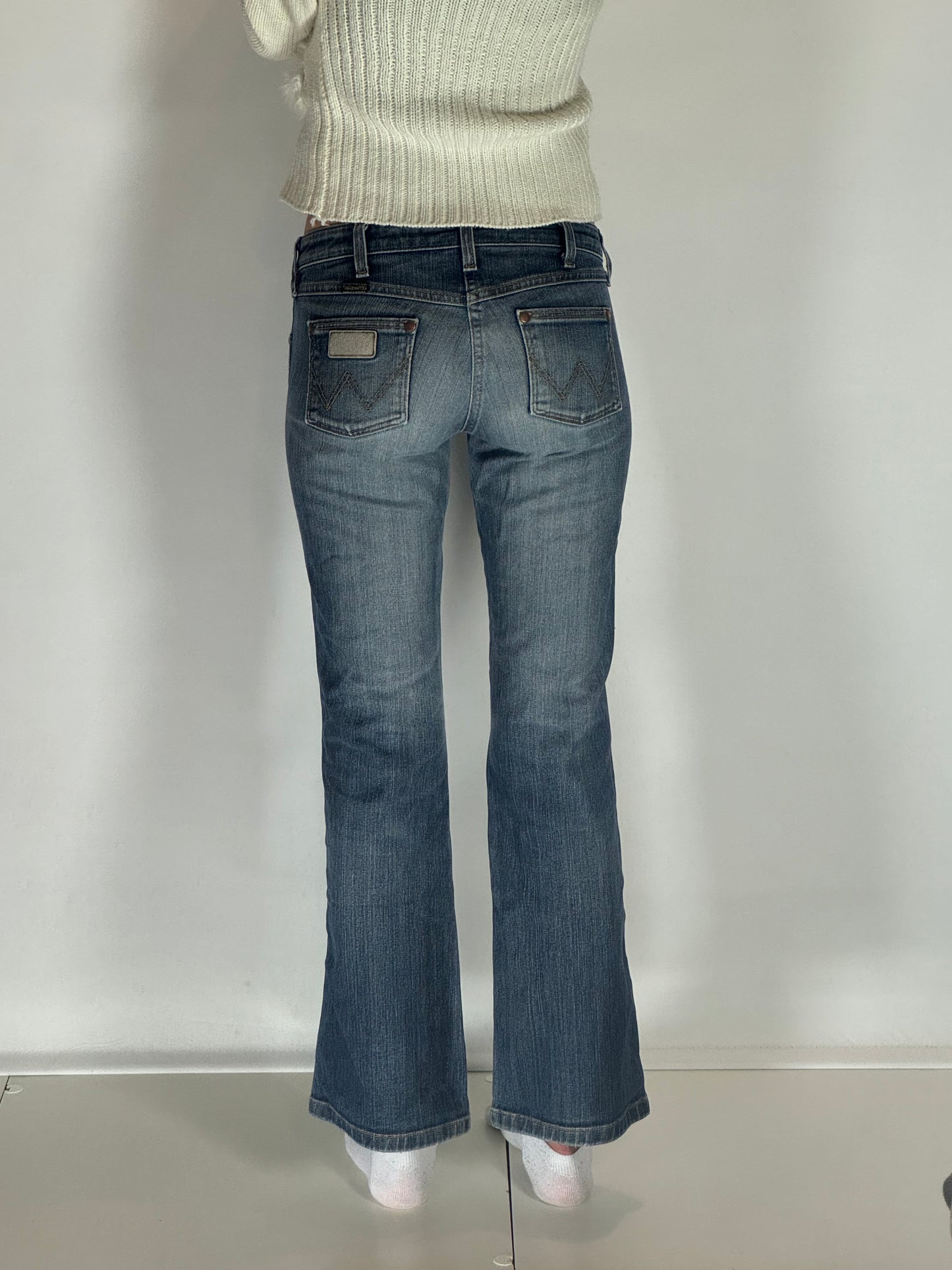 Lågmidjade jeans–stl: XS