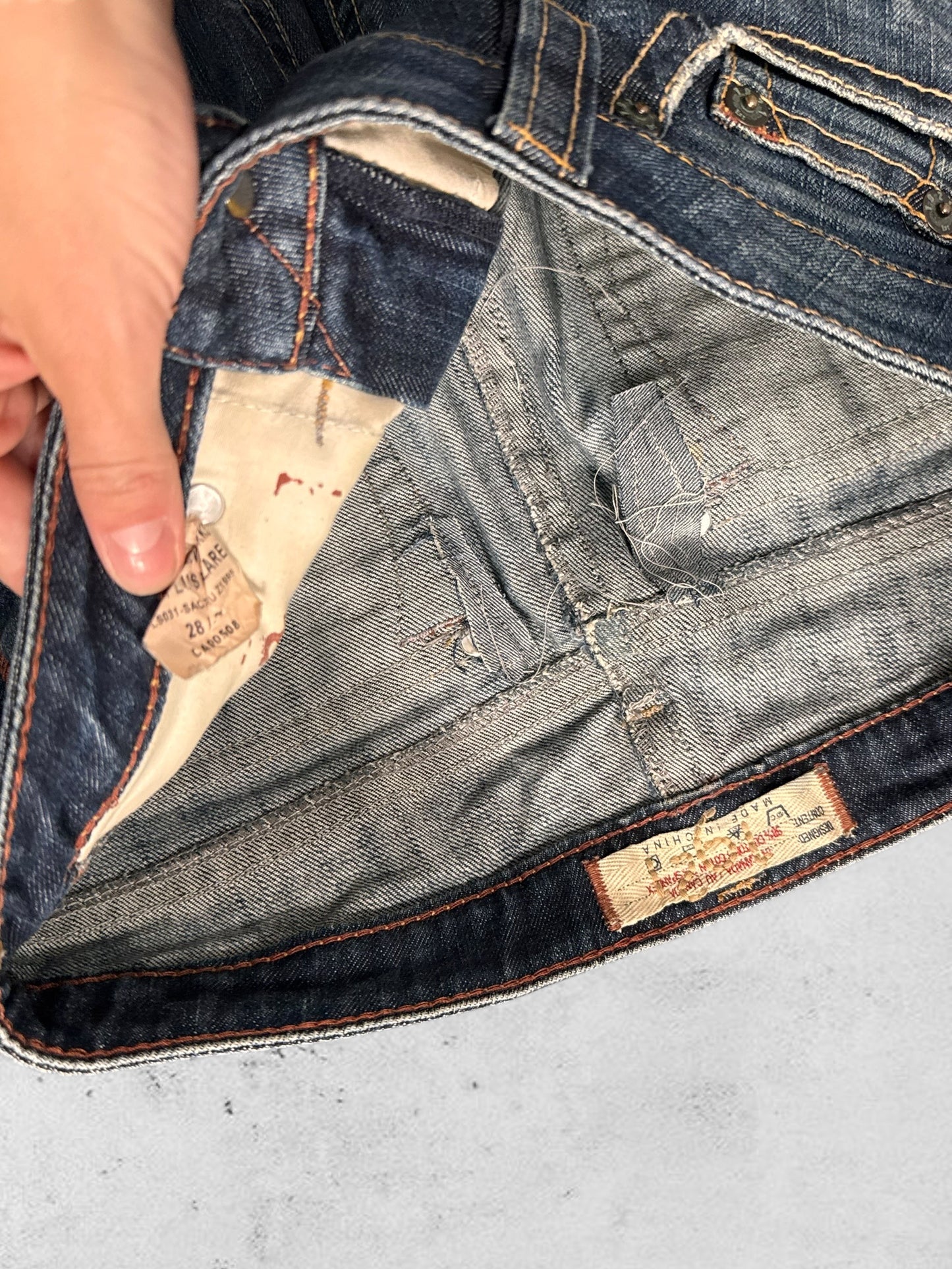 Lågmidjade jeans stl: S