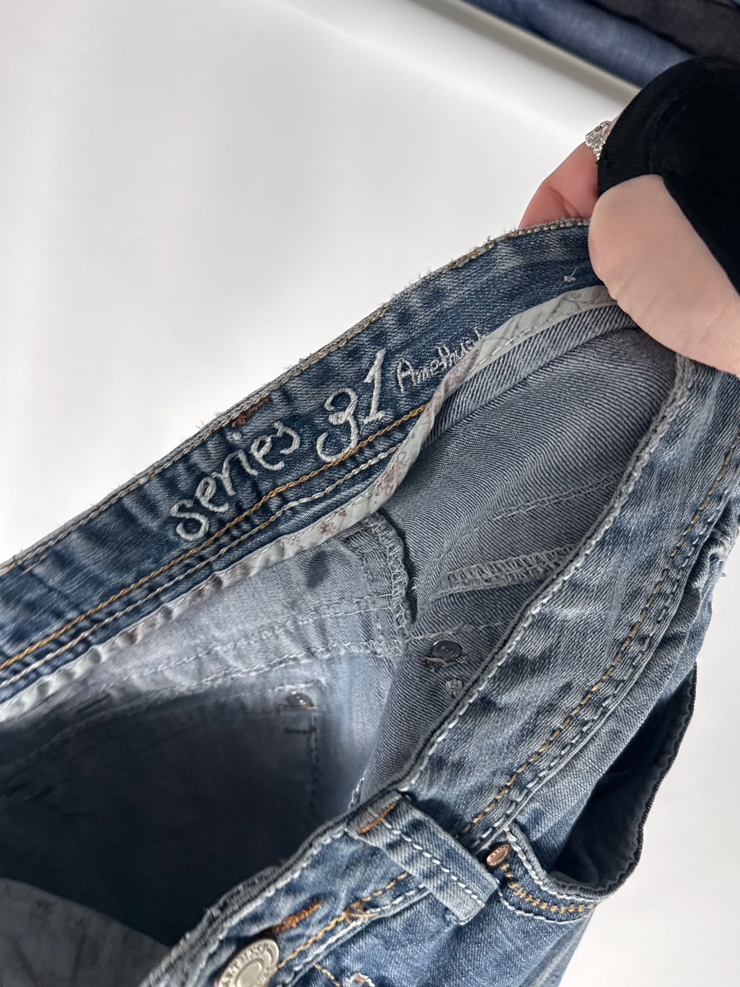 Lågmidjade jeans stl: S