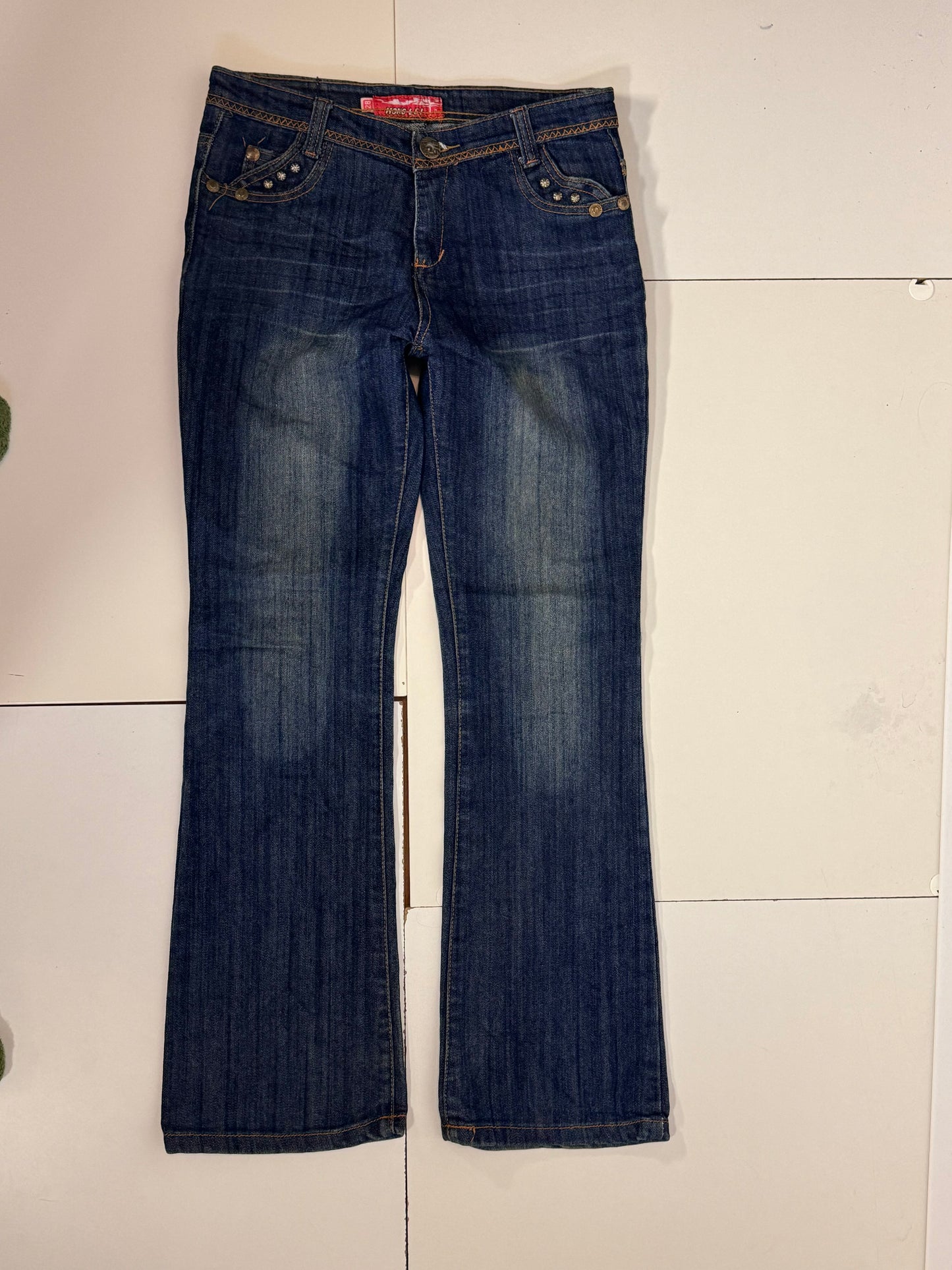 Lågmidjade jeans stl: XS