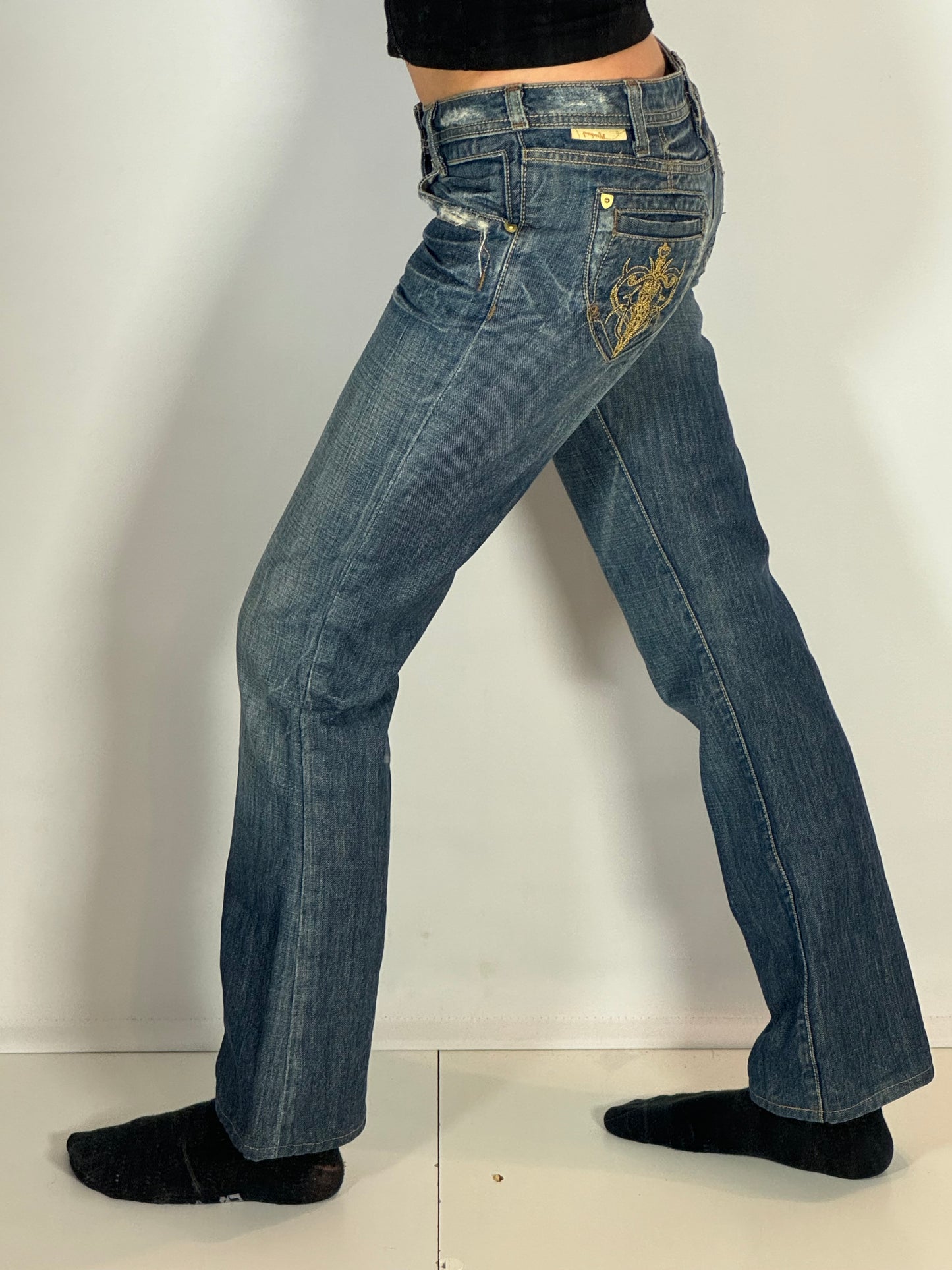 Lågmidjade jeans stl: XS/S