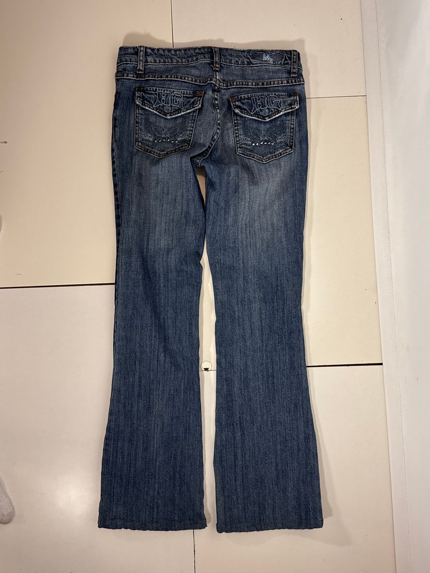 Lågmidjade jeans stl: S
