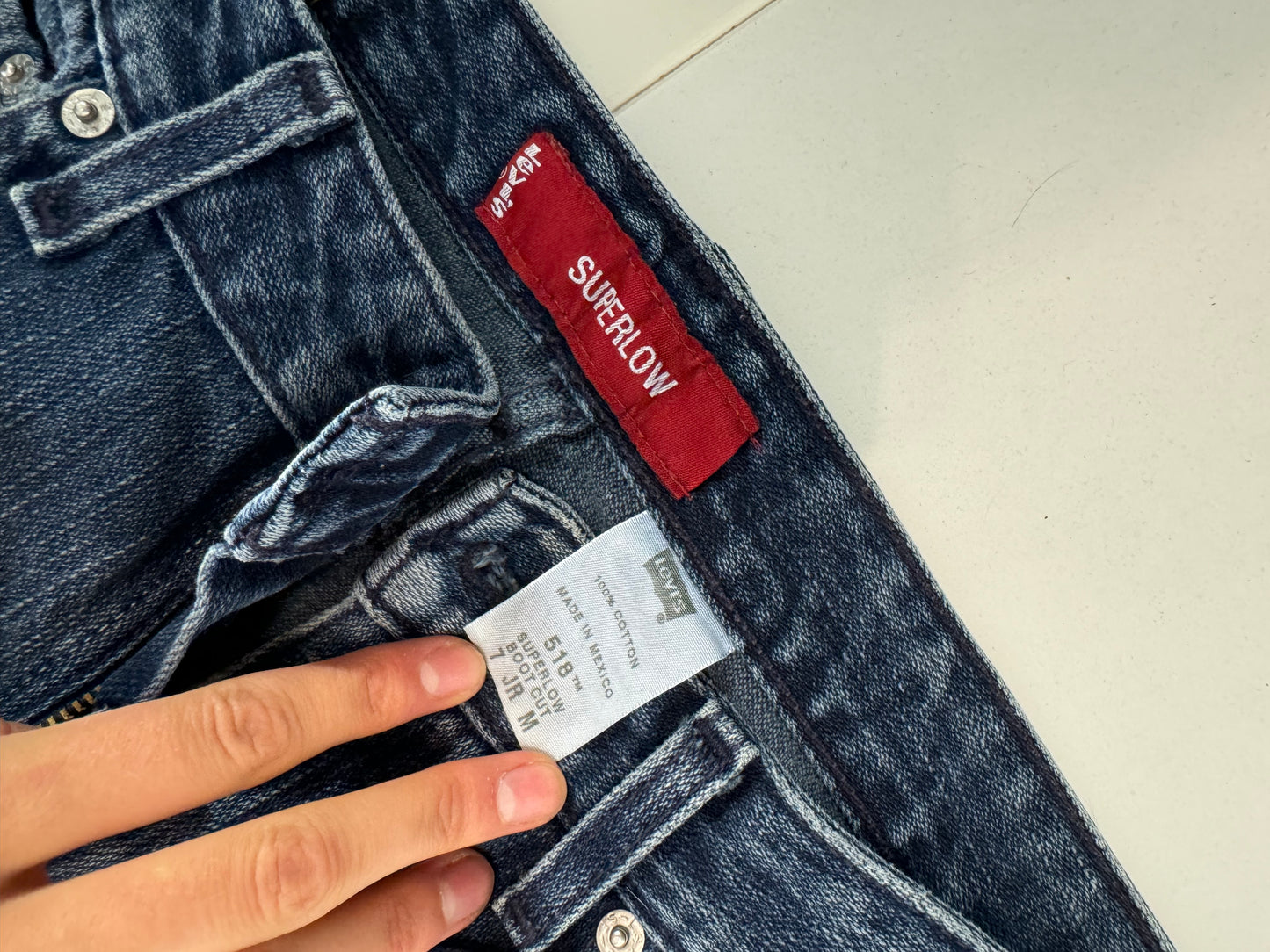 Lågmidjade jeans stl: M