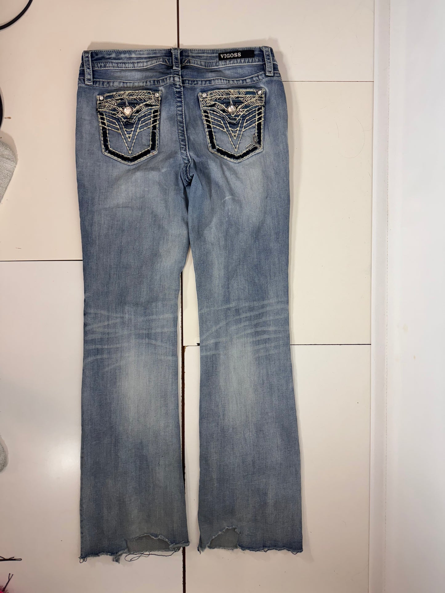 Lågmidjade jeans stl: S