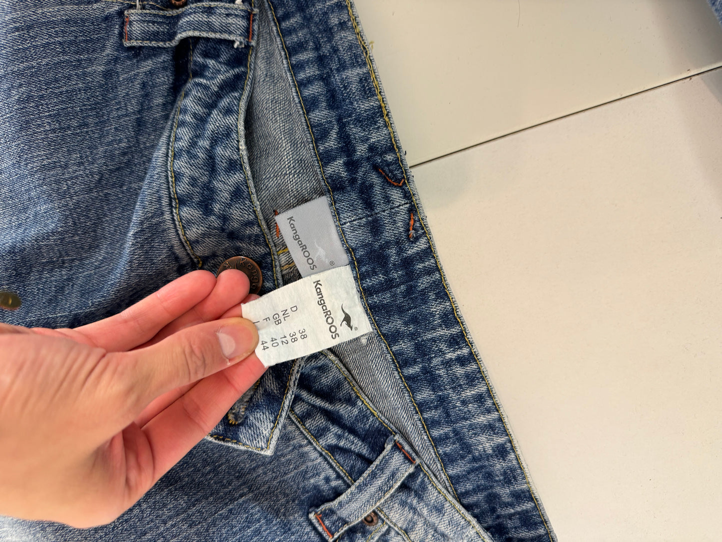 Lågmidjade jeans stl: S