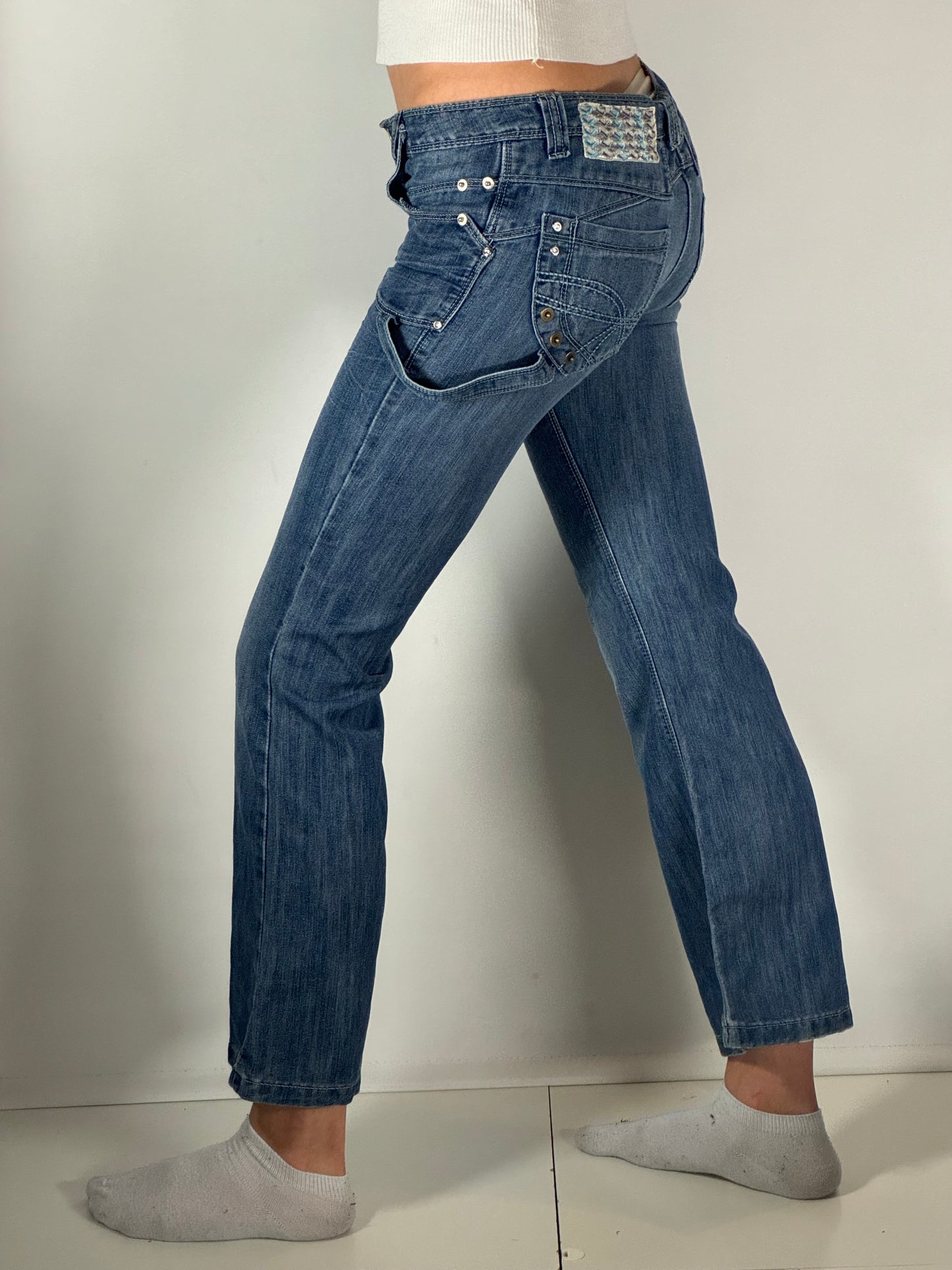 Lågmidjade jeans stl: XXS